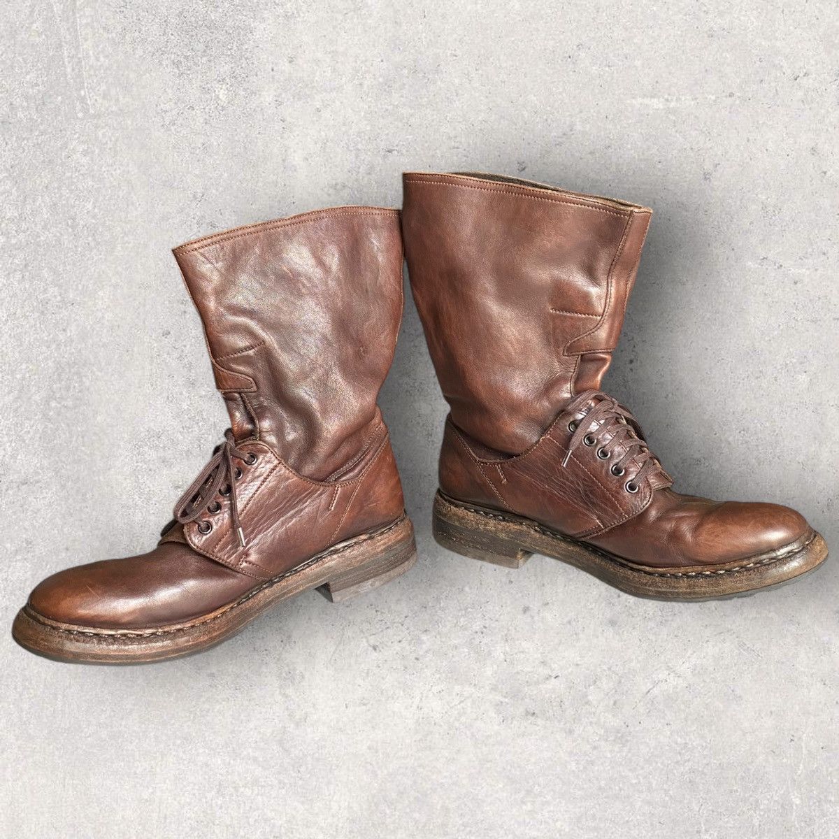 Burberry × Burberry Prorsum Runway AW10-11 Biker Boots Christopher Bailey Archive Size US 9 / EU 42 - 5 Thumbnail