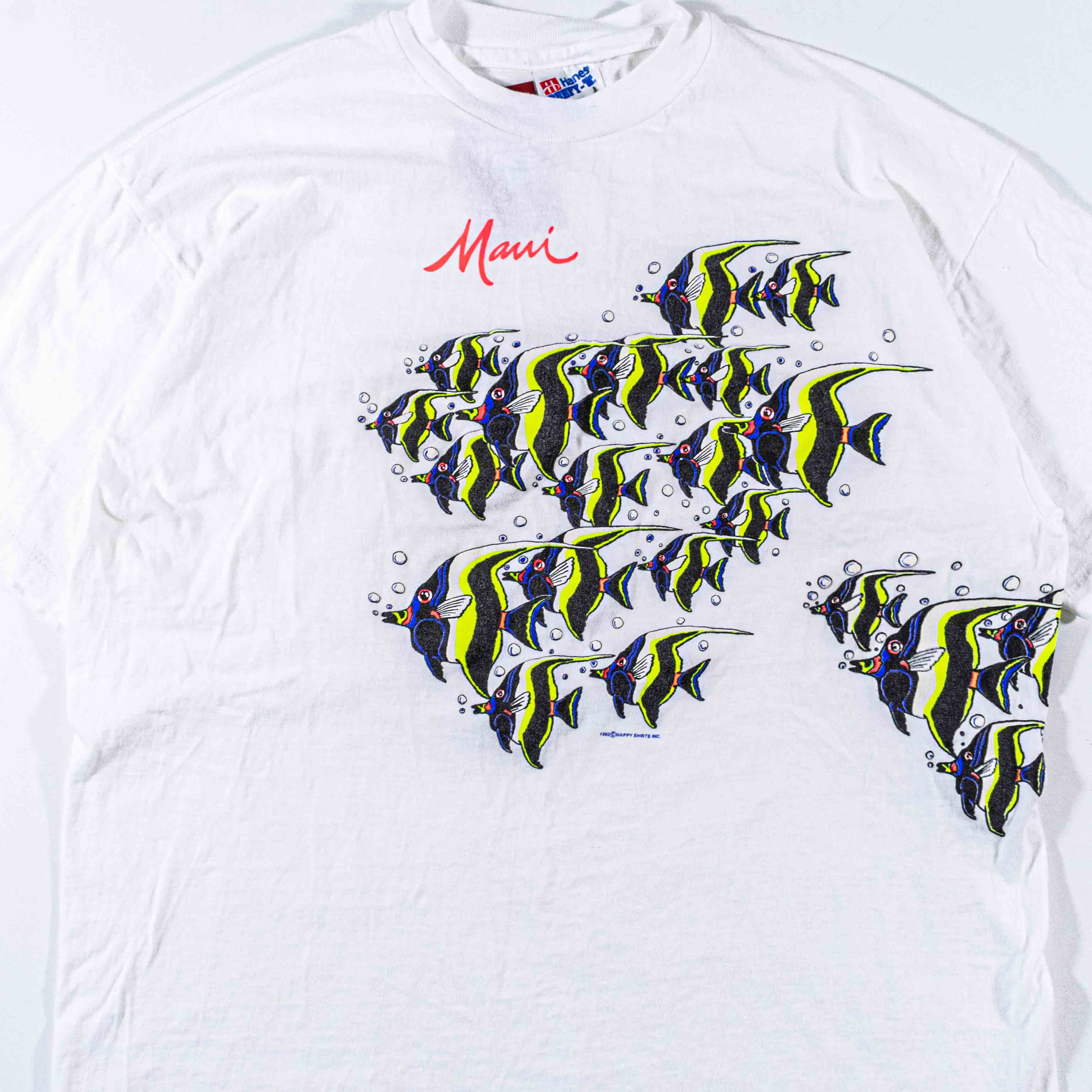 Vintage Vintage Maui Tropical Fish Hawaii T-Shirt 90s Ocean Nature Size US L / EU 52-54 / 3 - 4 Thumbnail