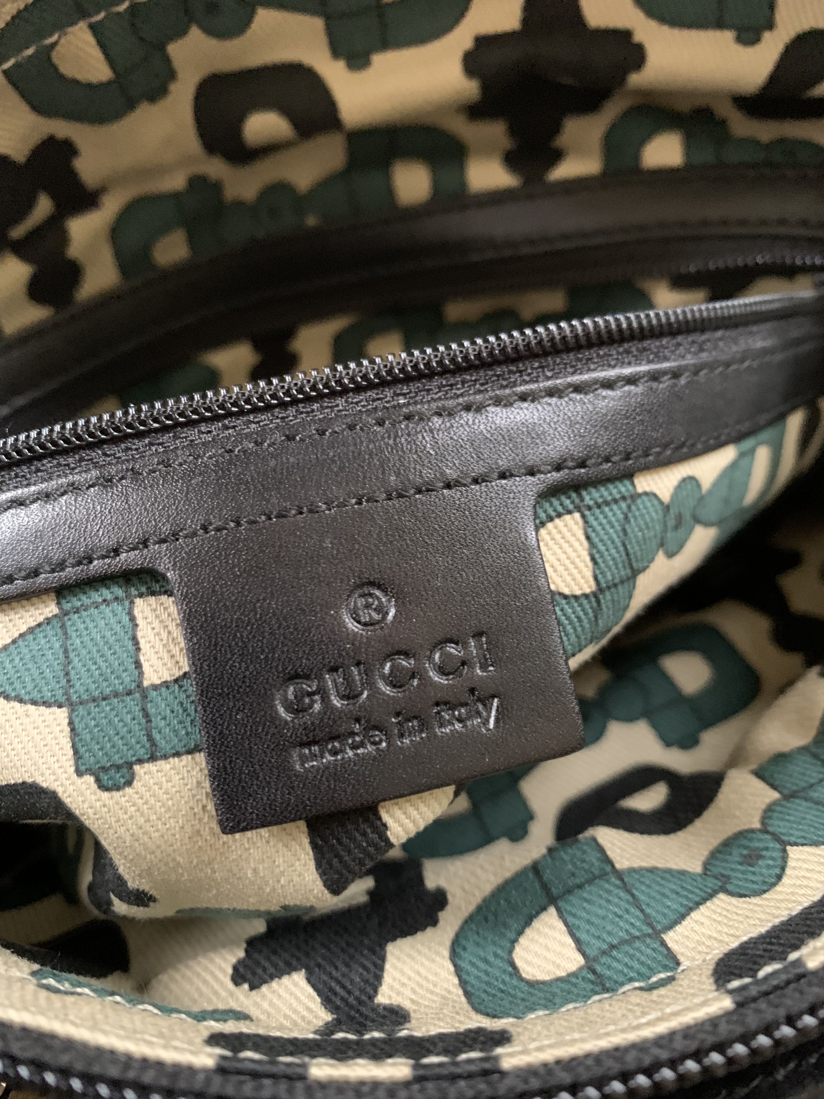 Gucci Vintage Gucci Guccissima Monogram Black Leather Handbag Size ONE SIZE - 14 Thumbnail