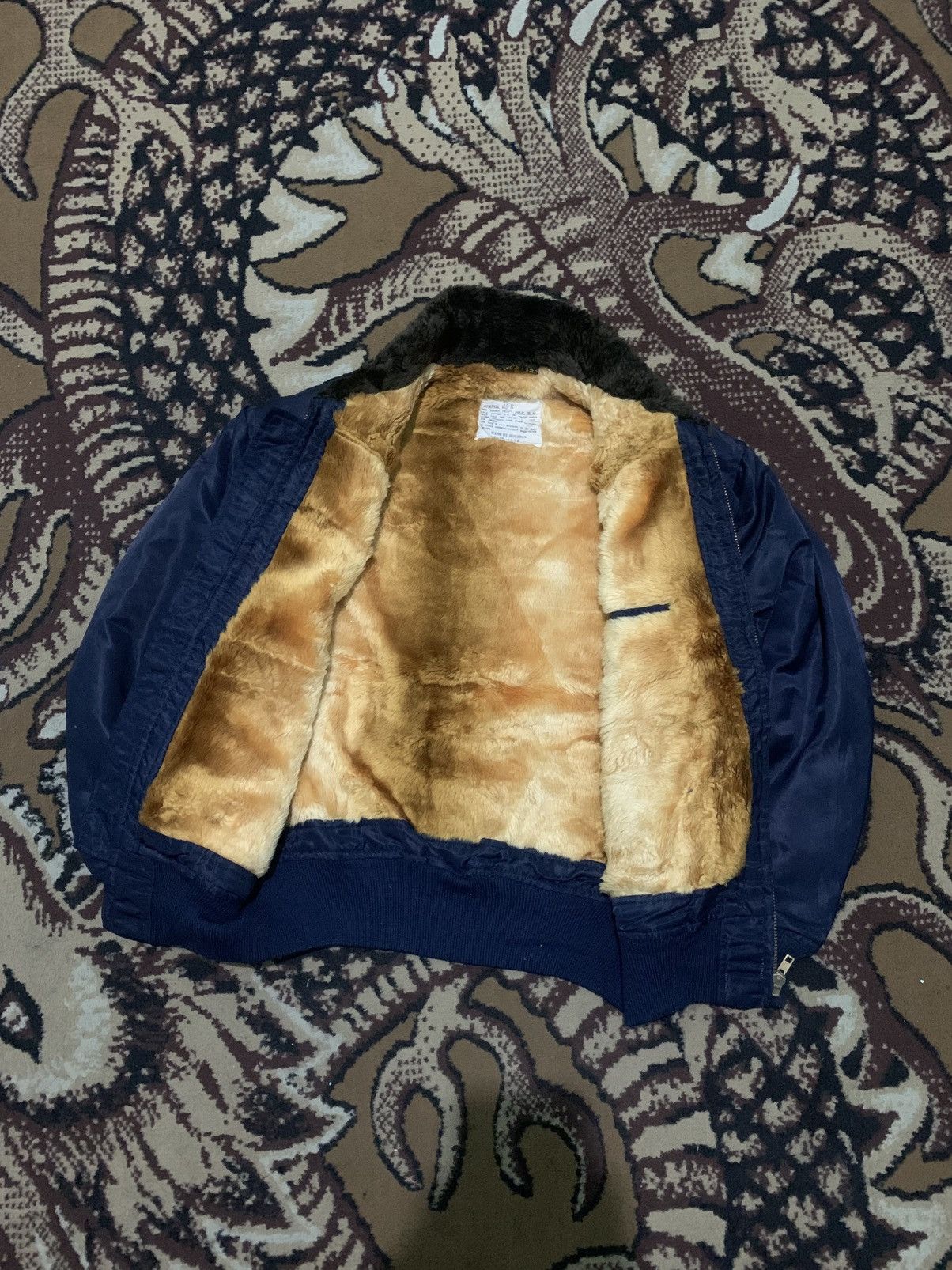 Japanese Brand Vintage 90s Houston MA-1 Bomber Jacket Size US L / EU 52-54 / 3 - 2 Thumbnail
