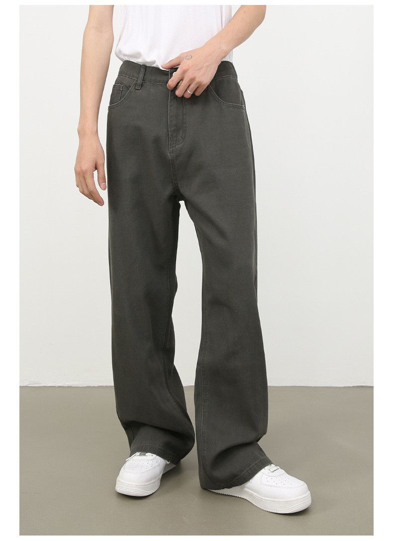 Japanese Brand × Jean Vintage elastic waist men's loose casual wide leg jeans Size US 32 / EU 48 - 2 Thumbnail