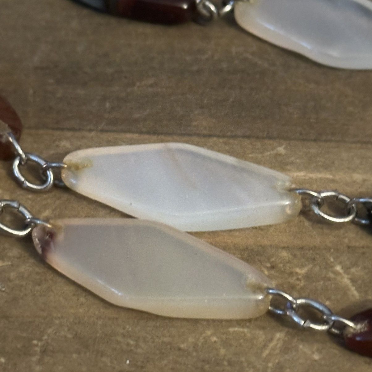 Vintage Vintage geometric agate necklace Size ONE SIZE - 4 Thumbnail