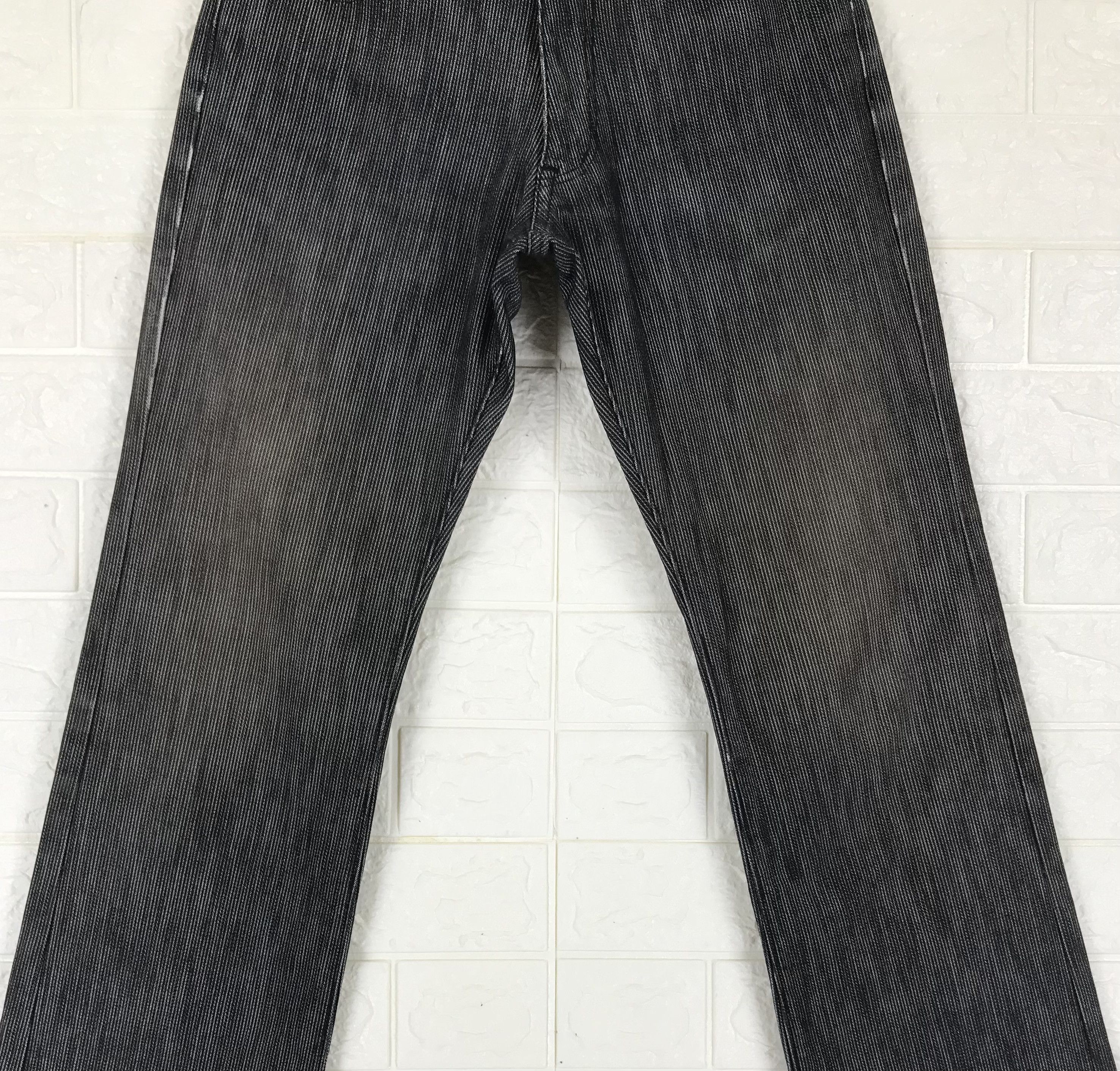 semanticdesign Vintage Semantic Design Striped Flare Jeans Size 27" / US 4 / IT 40 - 3 Thumbnail