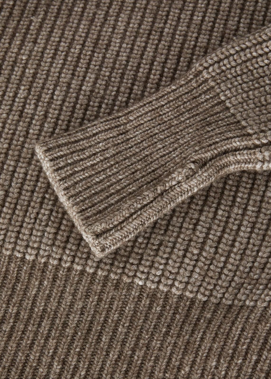 Loro Piana o1srvl11e1224 Cotton And Wool Sweter in Brown Size US S / EU 44-46 / 1 - 4 Thumbnail