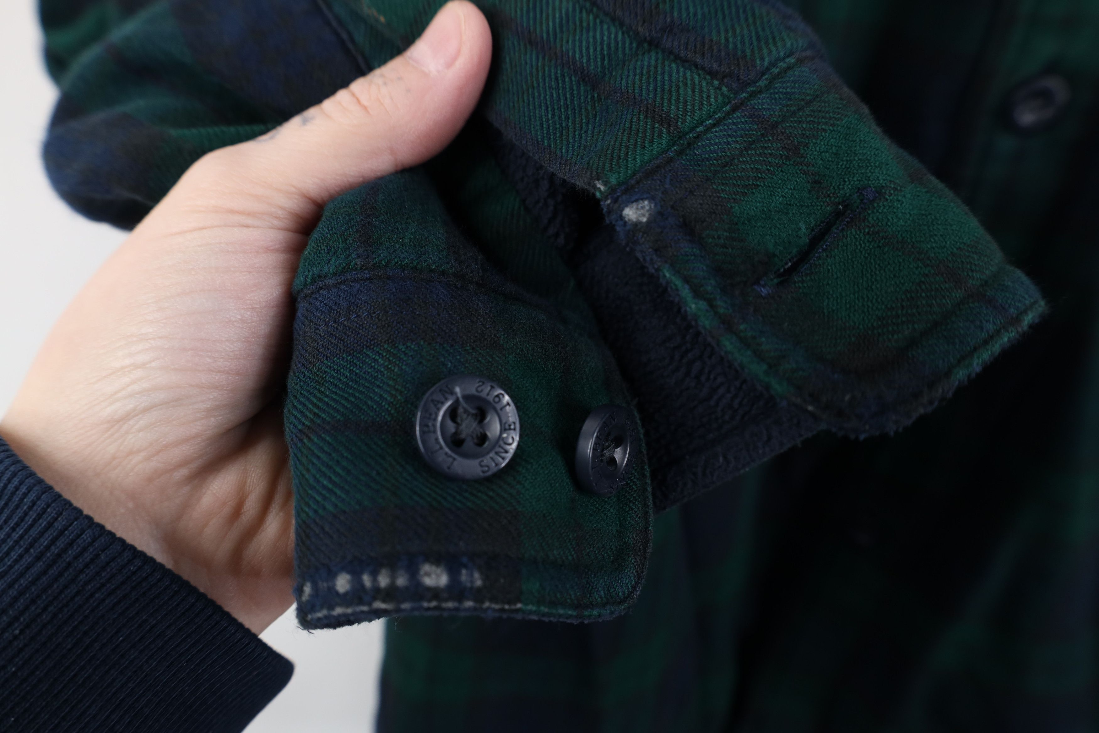 L.L. Bean Vintage LL Bean Fleece Lined Flannel Shirt Jacket Plaid Size US M / EU 48-50 / 2 - 8 Thumbnail