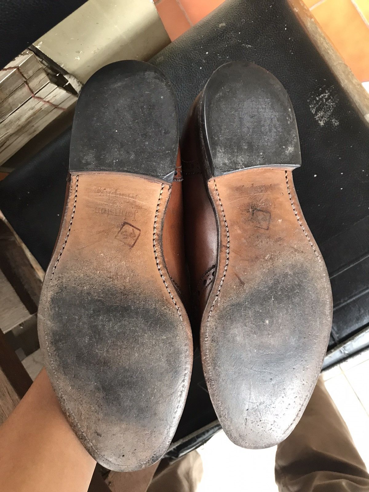 Johnston & Murphy Johnston & Murphy Optima Kiltie Tassel Wingtip Loafers Size US 8 / EU 41 - 3 Thumbnail