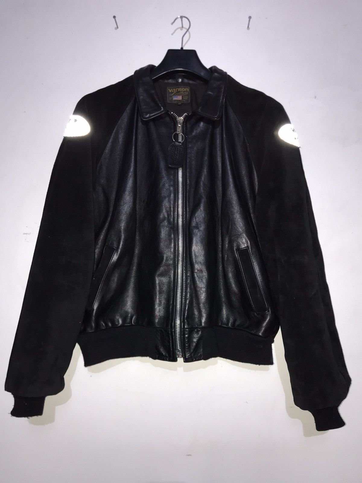 Vanson Leathers VANSON STADIUM JACKET 54 Size US L / EU 52-54 / 3 - 2 Thumbnail