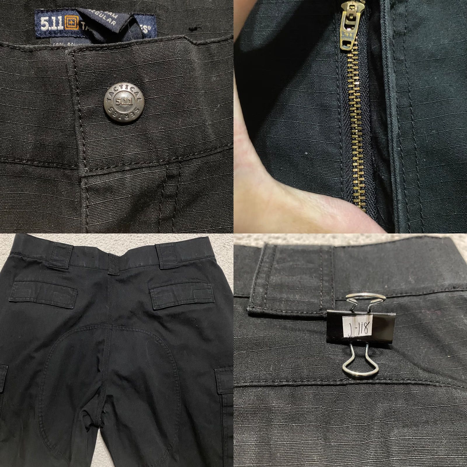 Vintage 5.11 Tactical Womens XL Pants Black Cargo Ripstop Utility Hiking Covert Ladies Regular 31in Inseam Cotton Polyester Size 40" / US 18 - 8 Thumbnail