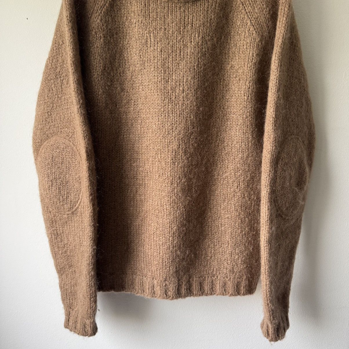 Prada Prada 2000's Brown Mohair/Wool Heavy Knit Pullover Sweater Size US M / EU 48-50 / 2 - 3 Thumbnail