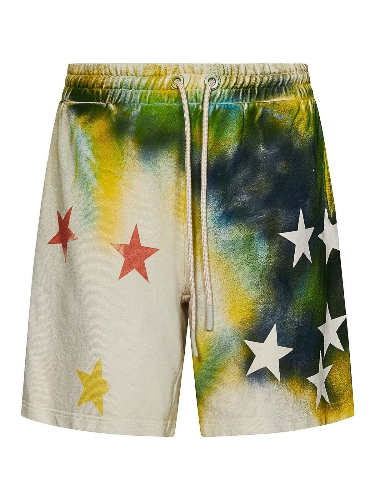 Palm Angels o1gr1nt0425 Sprayed Stars Vint Sweatshorts in Multicolor Size US 30 / EU 46 - 1 Thumbnail