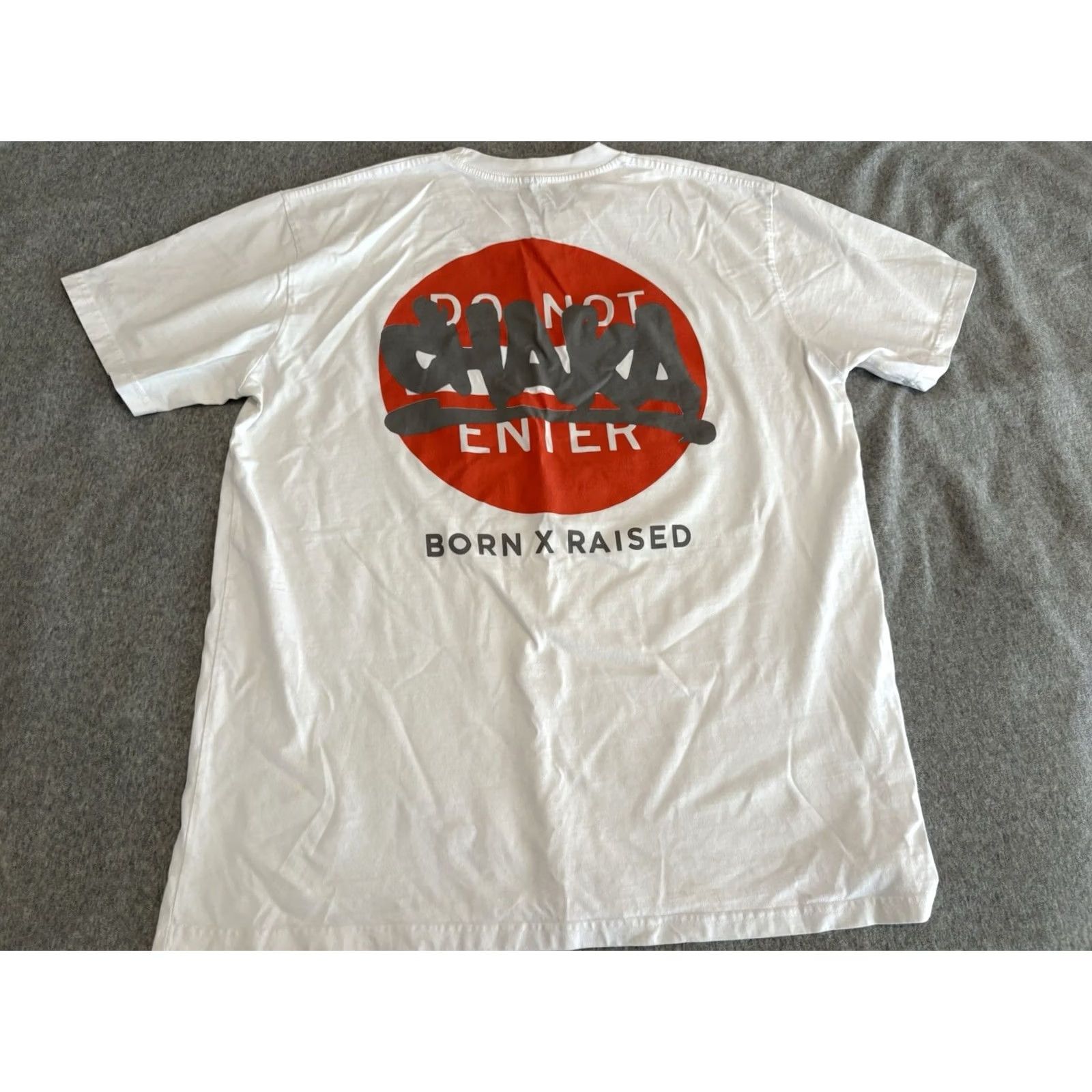 Born X Raised VINTAGE Born X Raised CHAKA Do Not Enter White T-Shirt Graffiti Mens XL Size US XL / EU 56 / 4 - 2 Thumbnail