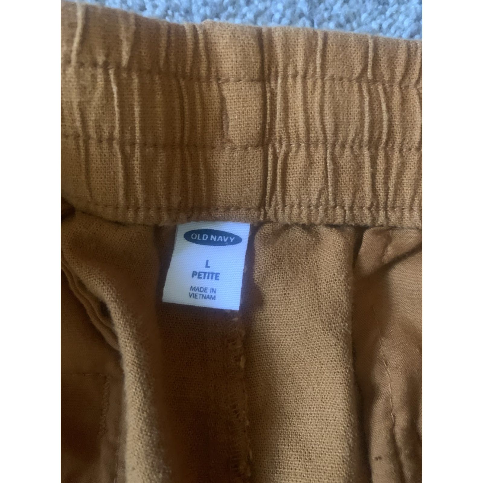 Old Navy VINTAGE? Old Navy Women Brown Casual Pants Large Petites Capri Skinny & Slim 20in Inseam Womens Pants Brown Size 36" / US 14 / IT 50 - 2 Thumbnail