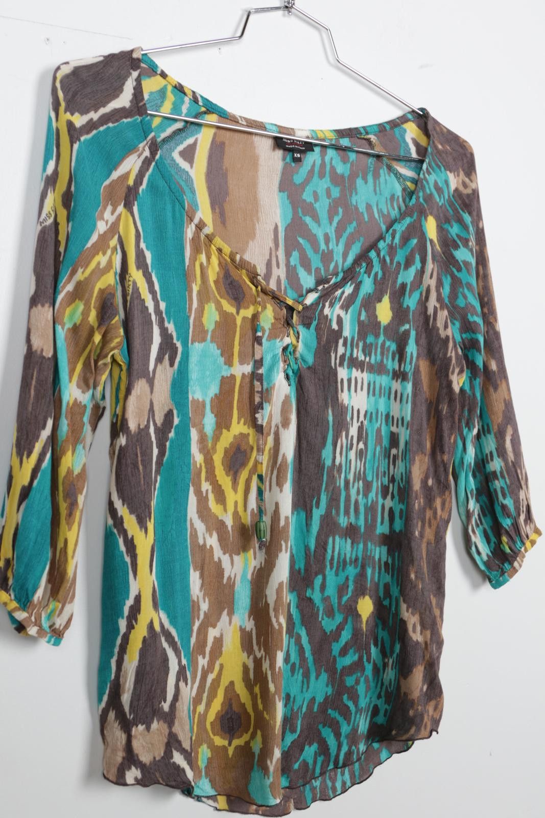 Other 00's Miss Sixty Motif Blouse Size XS / US 0-2 / IT 36-38 - 3 Thumbnail