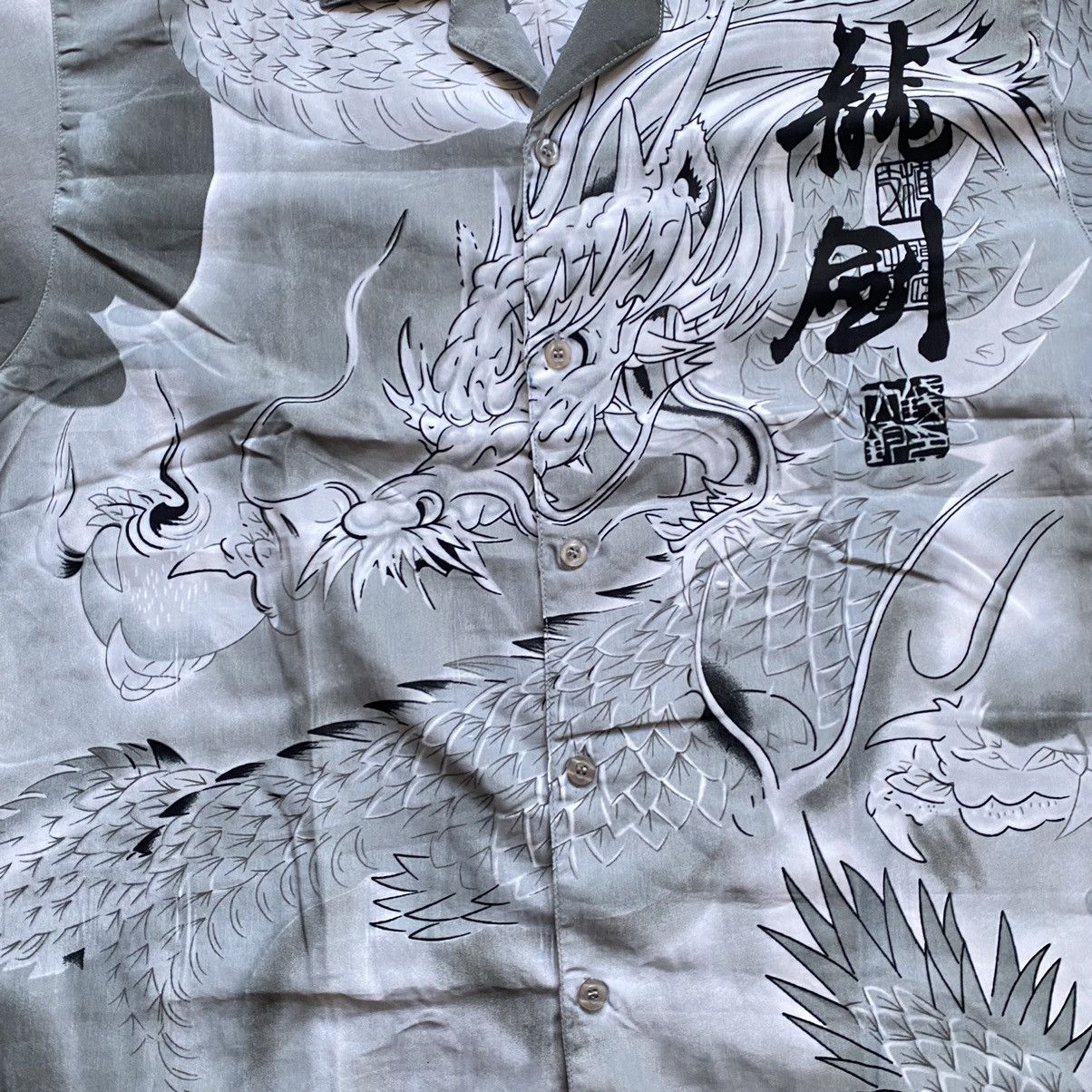 Japanese Brand VINTAGE JAPANESE DRAGON FULL PRINT SHIRT Size US XL / EU 56 / 4 - 3 Thumbnail