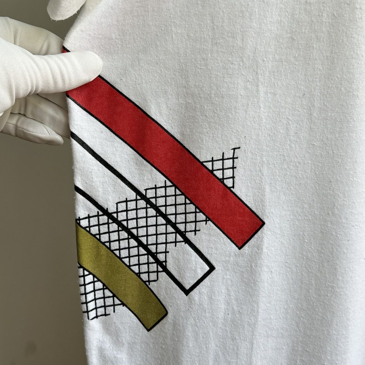 Adidas × Vintage Vintage 90s Adidas Single Stitch Graphic Tee Size US XL / EU 56 / 4 - 10 Thumbnail