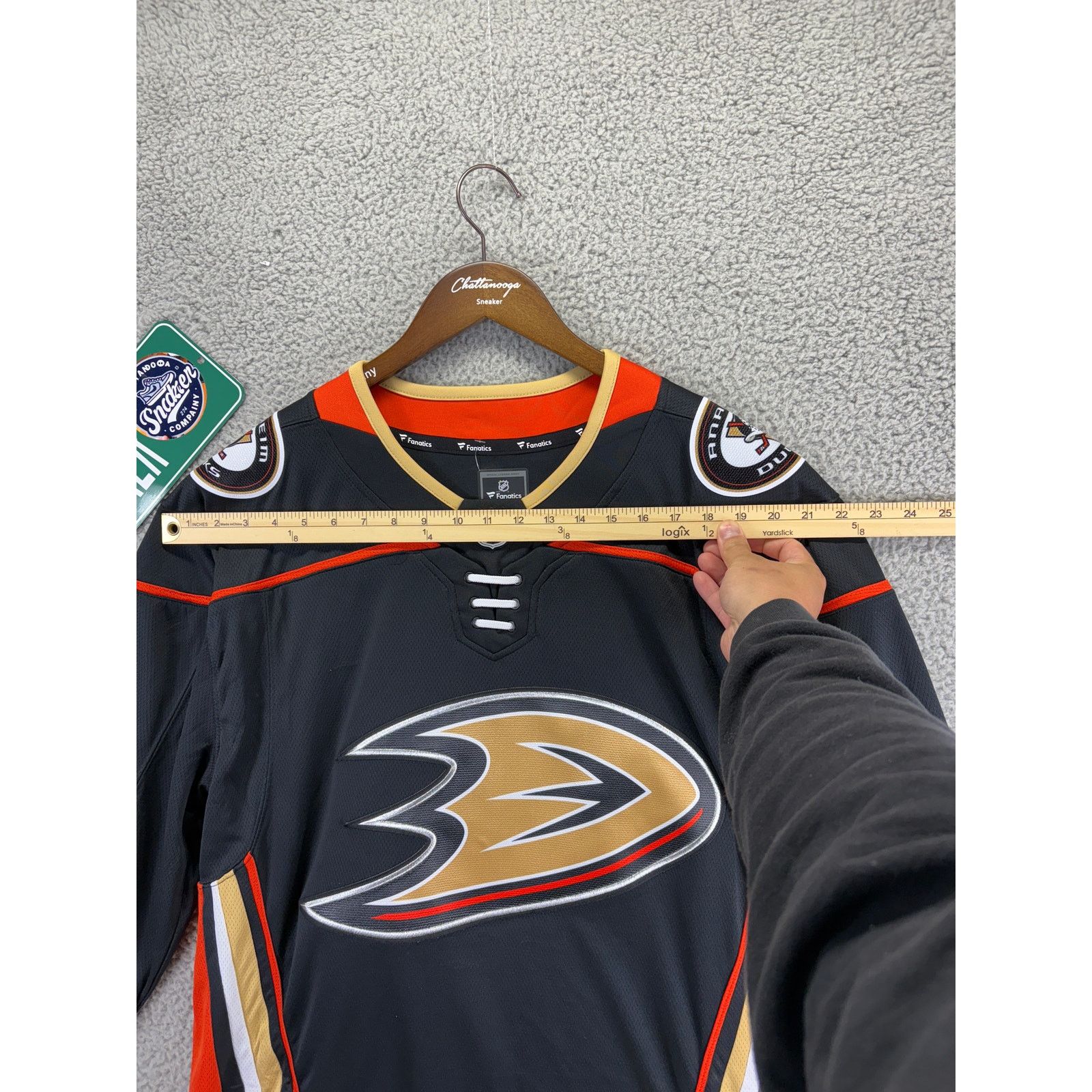 NHL Fanatics Anaheim Ducks NHL Ice Hockey Jersey Mens Medium M Size US M / EU 48-50 / 2 - 4 Thumbnail