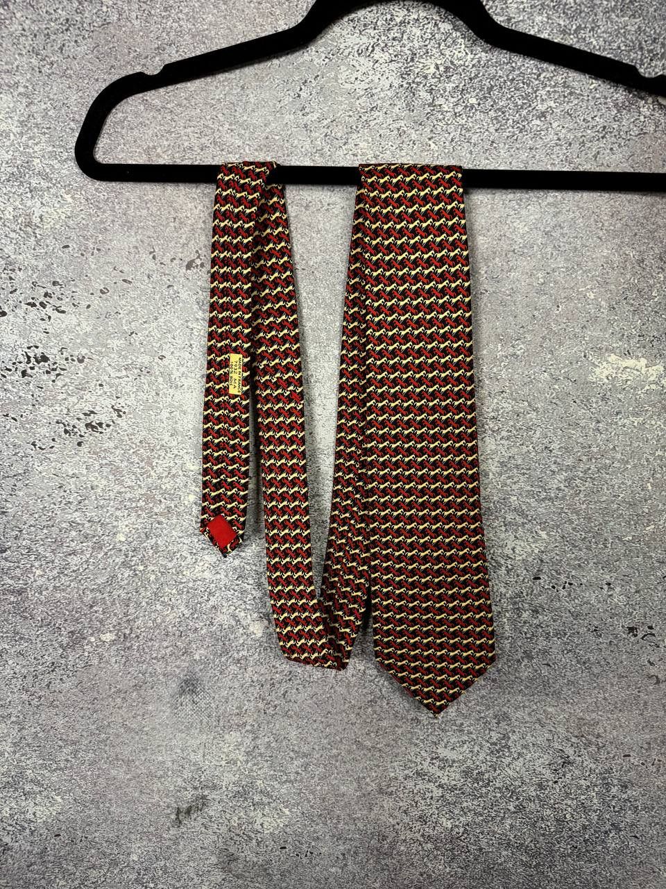 Hermes Vintage Collector's Hermes Silk Tie Horse Monogram Size ONE SIZE - 1 Thumbnail
