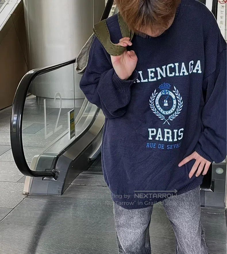 Balenciaga Balenciaga Crown wheat ear printed Logo college emblem pat Size US M / EU 48-50 / 2 - 7 Thumbnail
