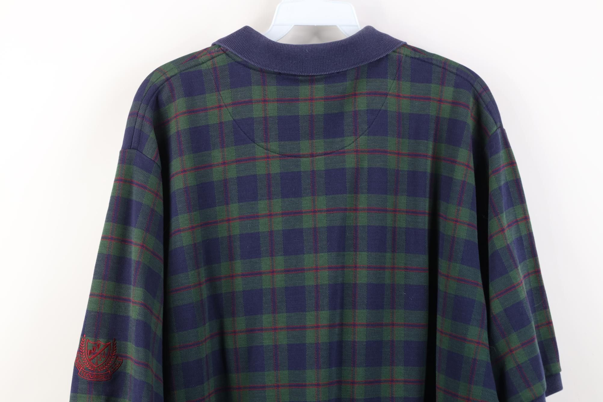 Polo Ralph Lauren Vintage 90s Polo Golf Ralph Lauren Polo Shirt Plaid Cotton Size US XL / EU 56 / 4 - 14 Thumbnail