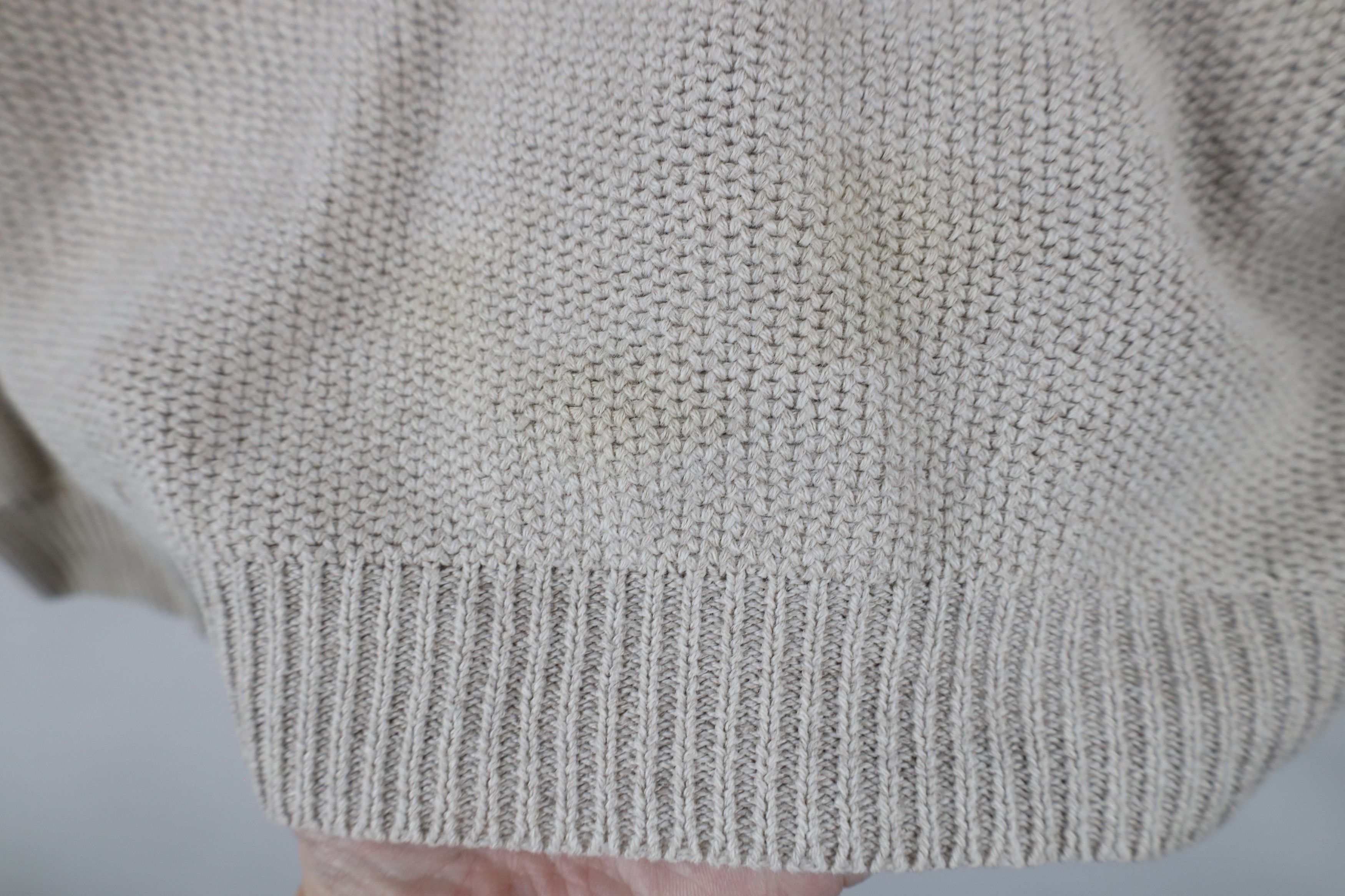 Banana Republic × Vintage Vintage 90s Banana Republic Linen Blend Thermal Knit Sweater Size US M / EU 48-50 / 2 - 4 Thumbnail