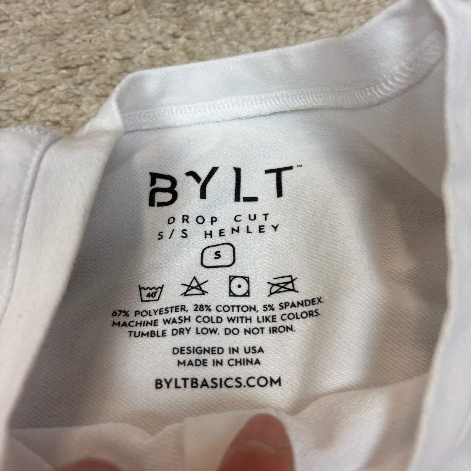 Other BYLT Drop Lux Short Sleeve Henley T Shirt Men's Short Gym Size US S / EU 44-46 / 1 - 6 Thumbnail