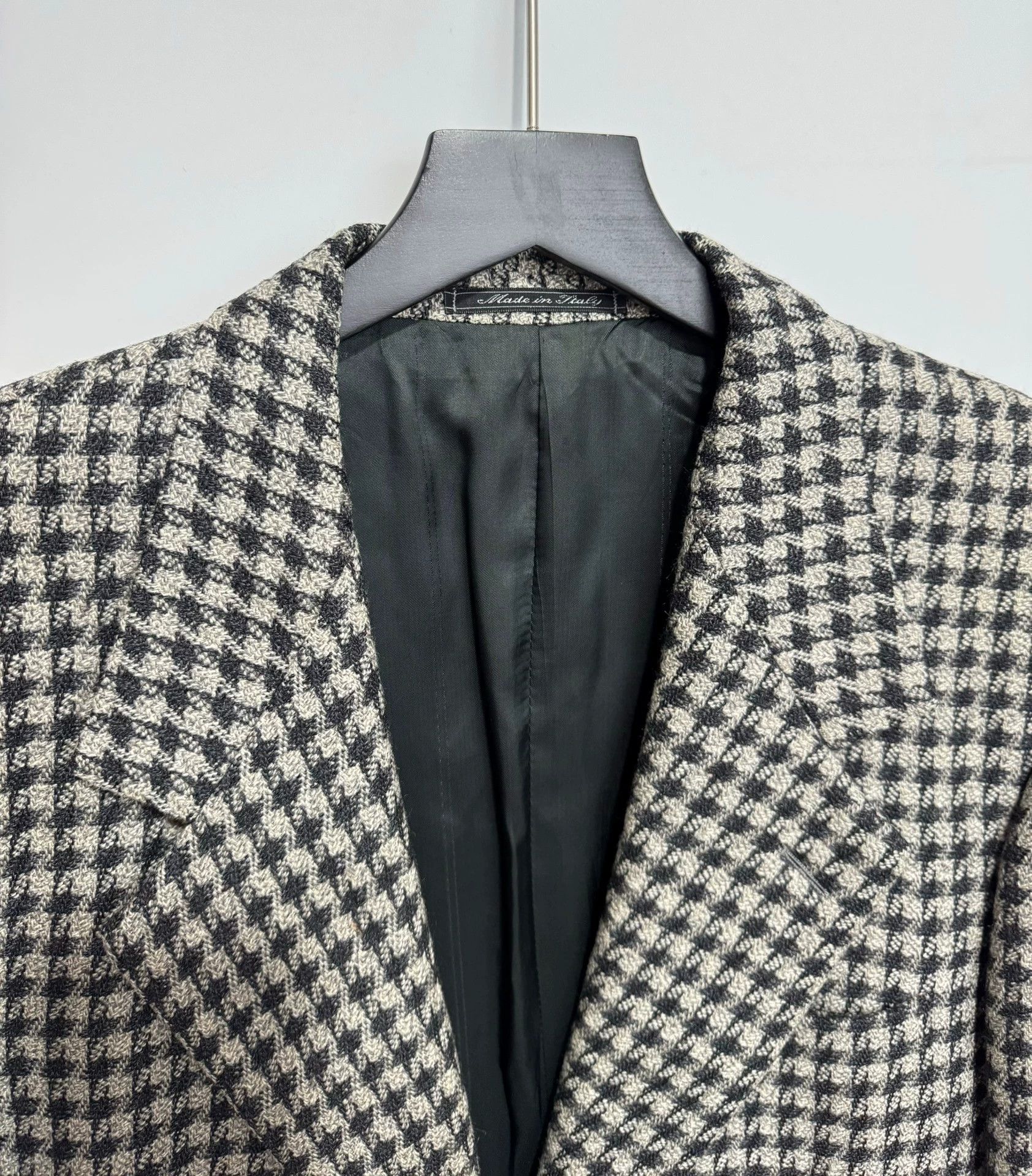 Versace Versace Houndstooth Tweed Blazer 48 Size 48S - 5 Thumbnail