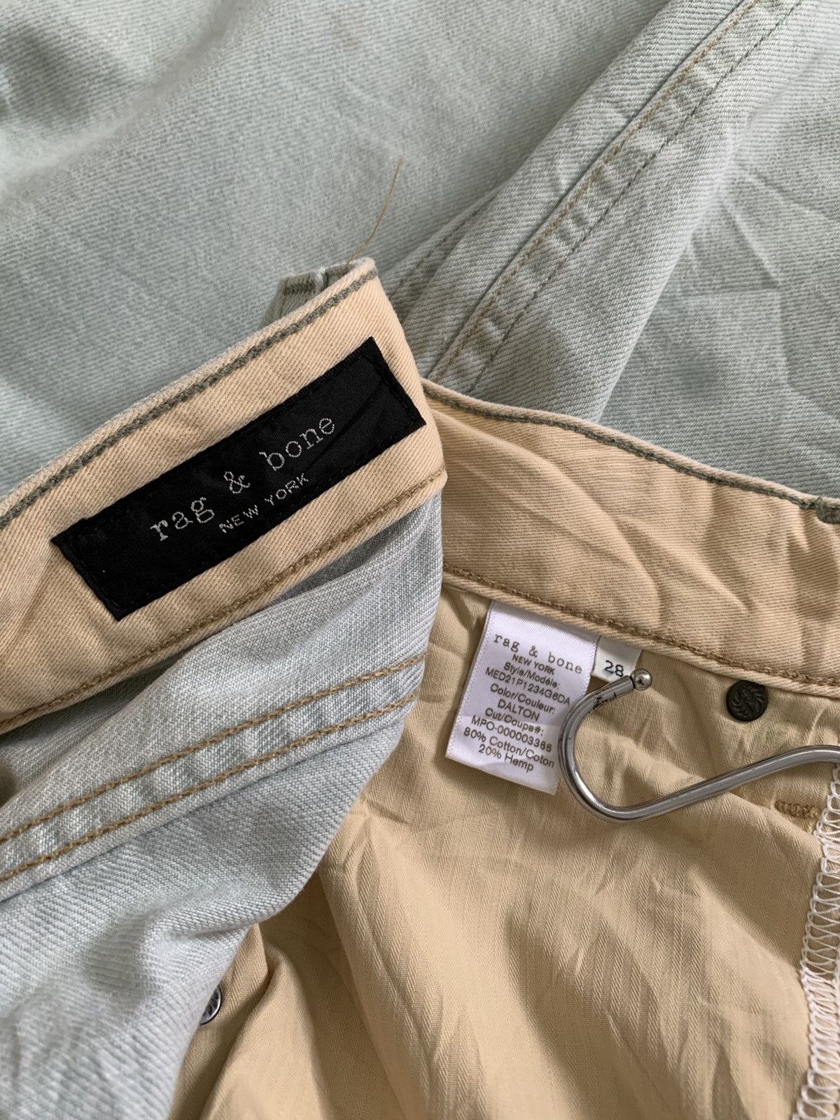 Rag & Bone Rag & Bone Newyork Slouch Tapered Dalton Light Blue Jeans Size US 28 / EU 44 - 8 Thumbnail