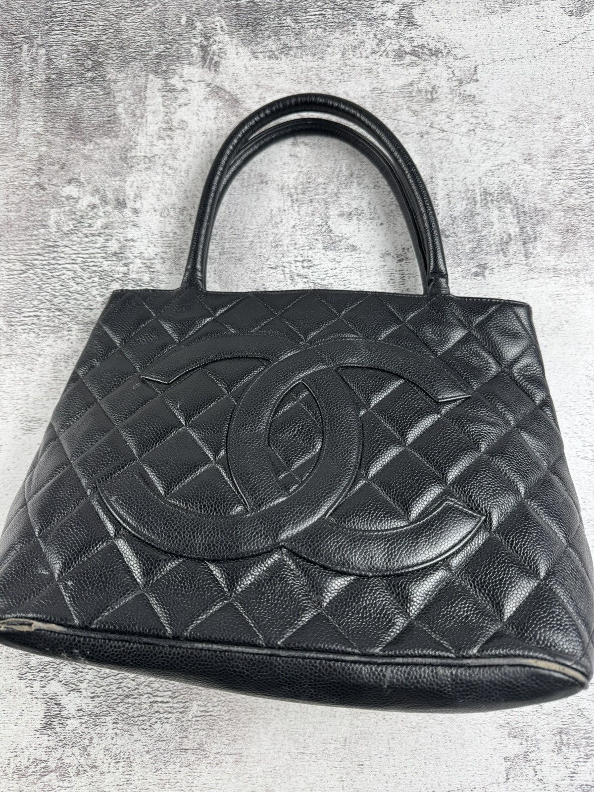 Chanel × Vintage Vintage Chanel Paris Reprint Black Tote Bag Size ONE SIZE - 2 Thumbnail