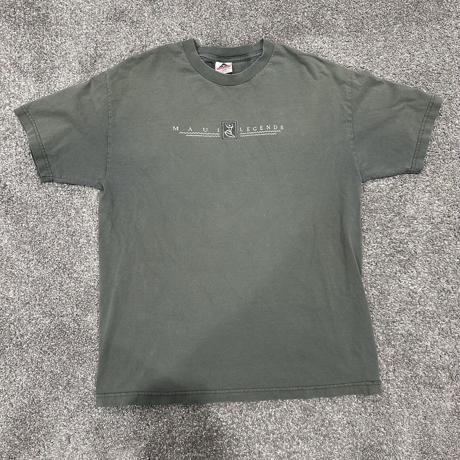 AAA VTG Maui Legends Graphic Short Sleeve Tee Shirt Green Size L Size US L / EU 52-54 / 3 - 1 Thumbnail