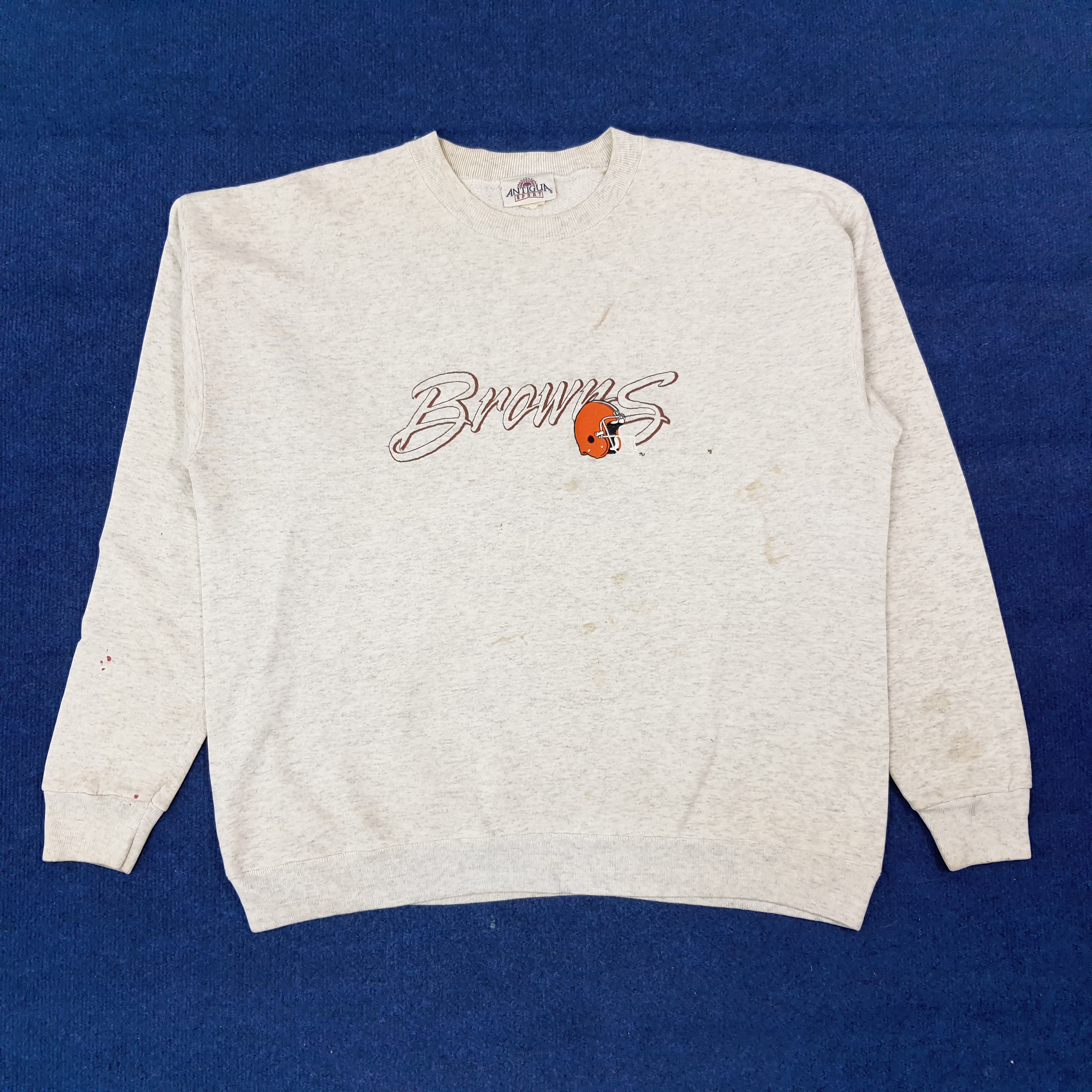 Antigua Vintage Cleveland Browns NFL Team Sweatshirt C273N25 Size US L / EU 52-54 / 3 - 1 Thumbnail
