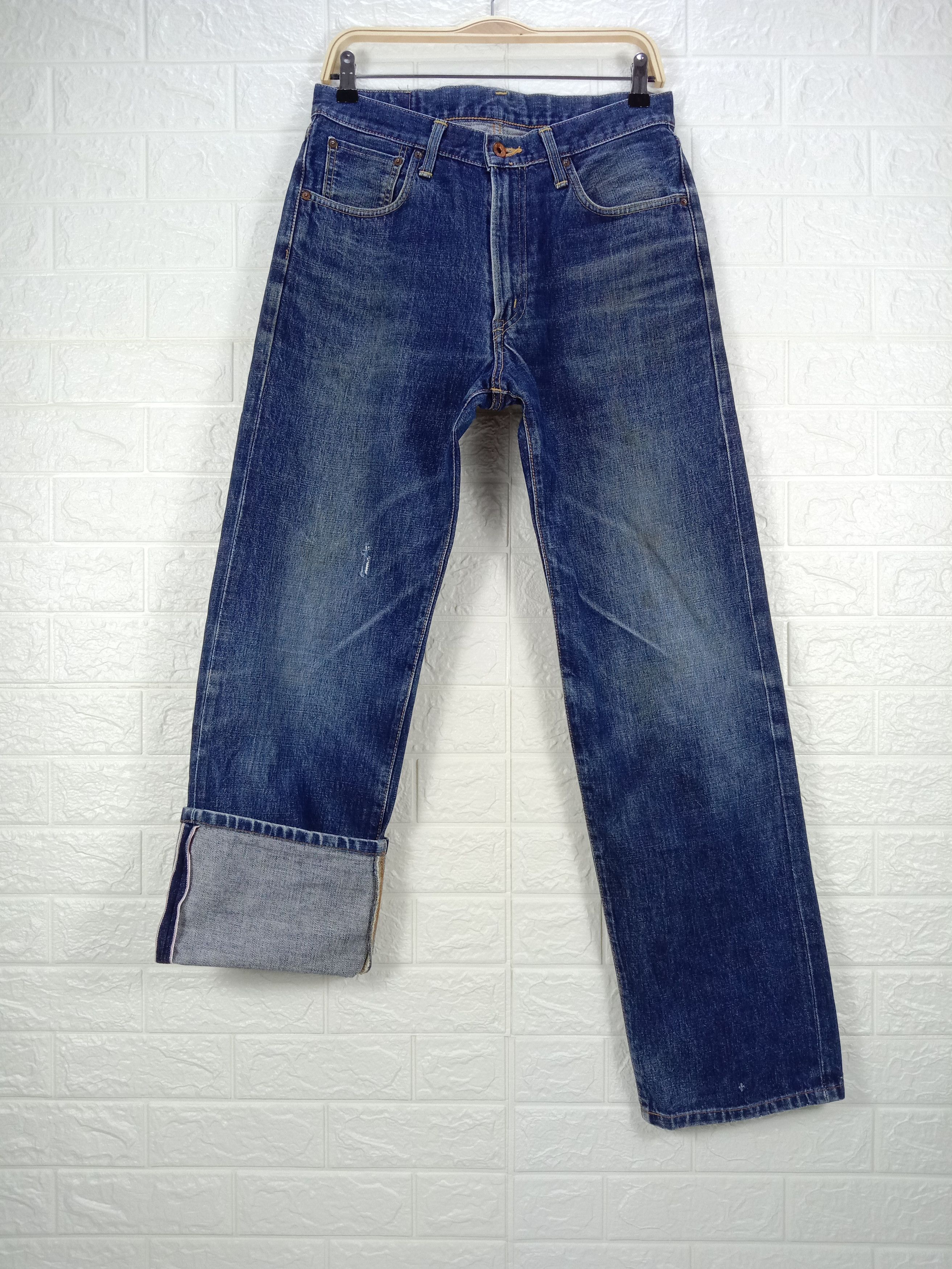 Edwin Vintage Edwin 505x Selvedge Jeans Orange Tab Denim Size US 31 - 1 Thumbnail