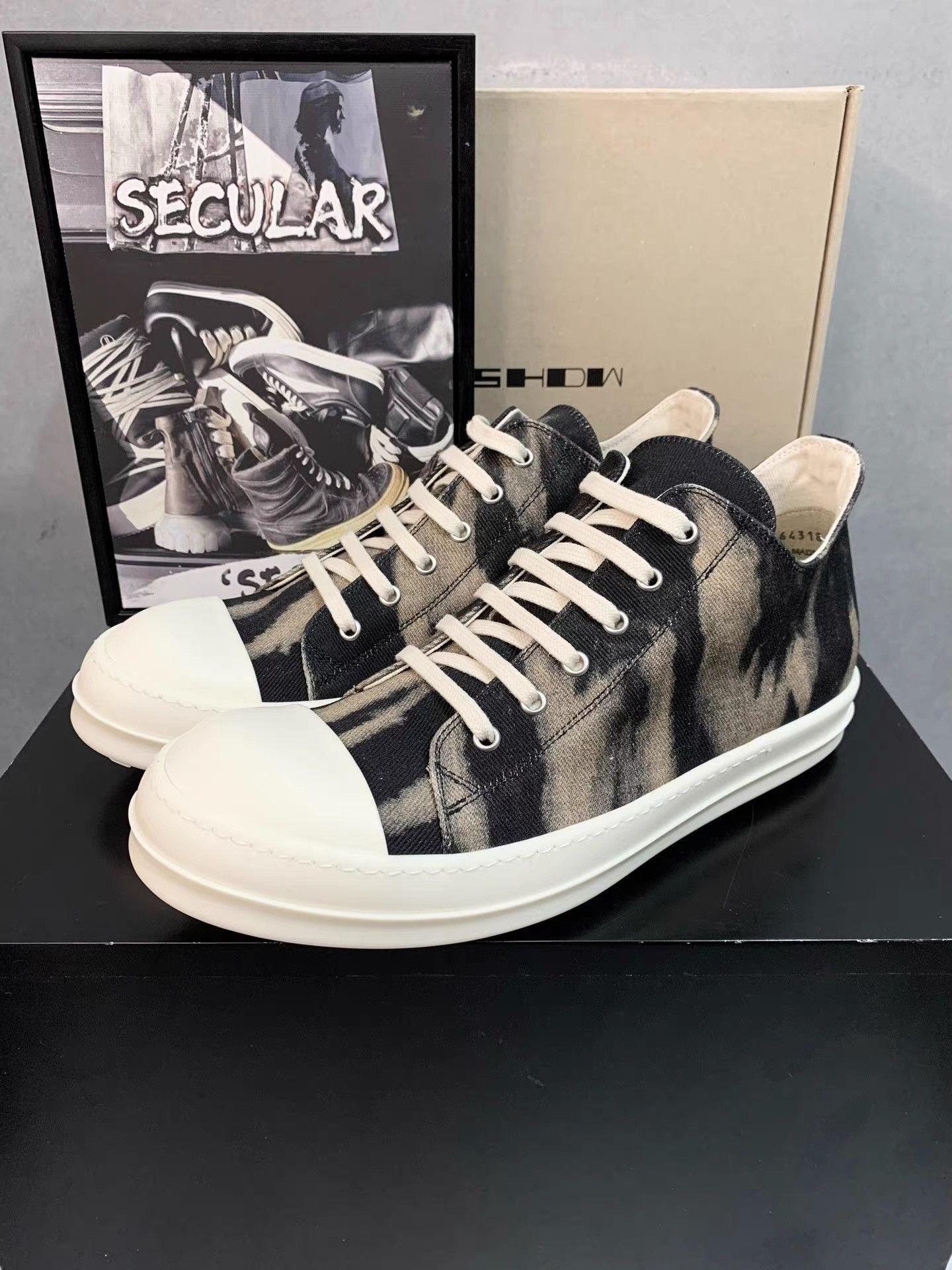 Rick Owens Rick Owens 24FW Low-Top Big Converse K34 Size US 8 / EU 41 - 1 Thumbnail