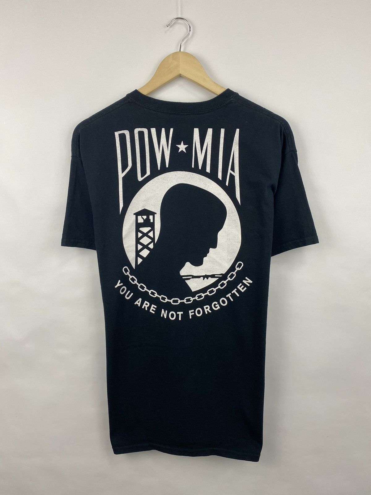 Vintage 🇺🇸 Vintage 90s Pow Mia You Are Not Forgotten Sons Of American Size US L / EU 52-54 / 3 - 2 Thumbnail