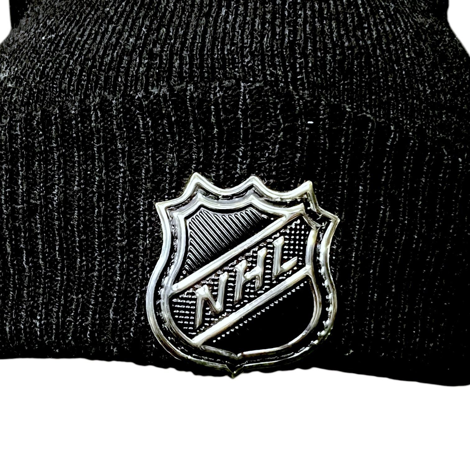 Adidas Adidas LA Kings NHL Hockey Acrylic Black Beanie Hat OS Size ONE SIZE - 3 Thumbnail