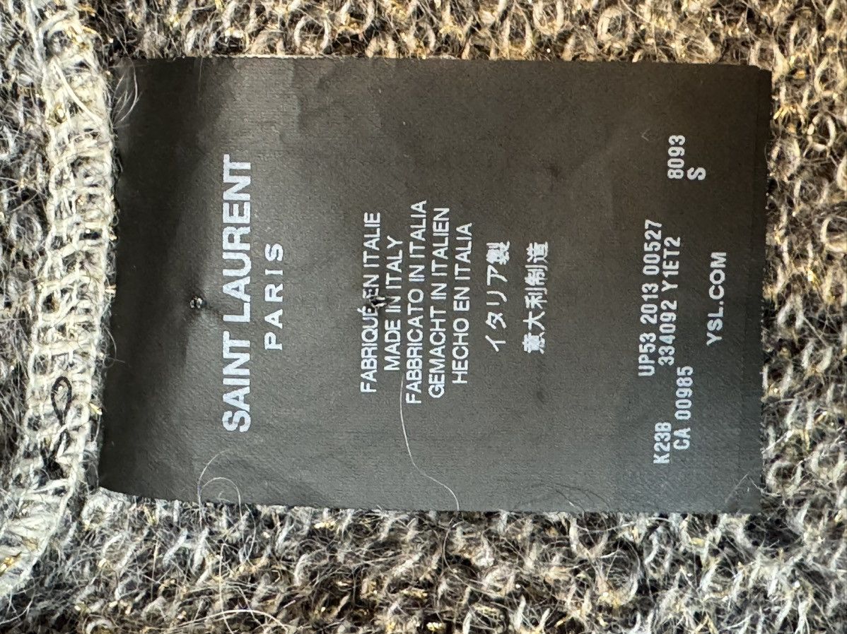 Saint Laurent Paris FW13 Holy Grail Saint Laurent star mohair sweater Hedi Size S / US 4 / IT 40 - 4 Thumbnail