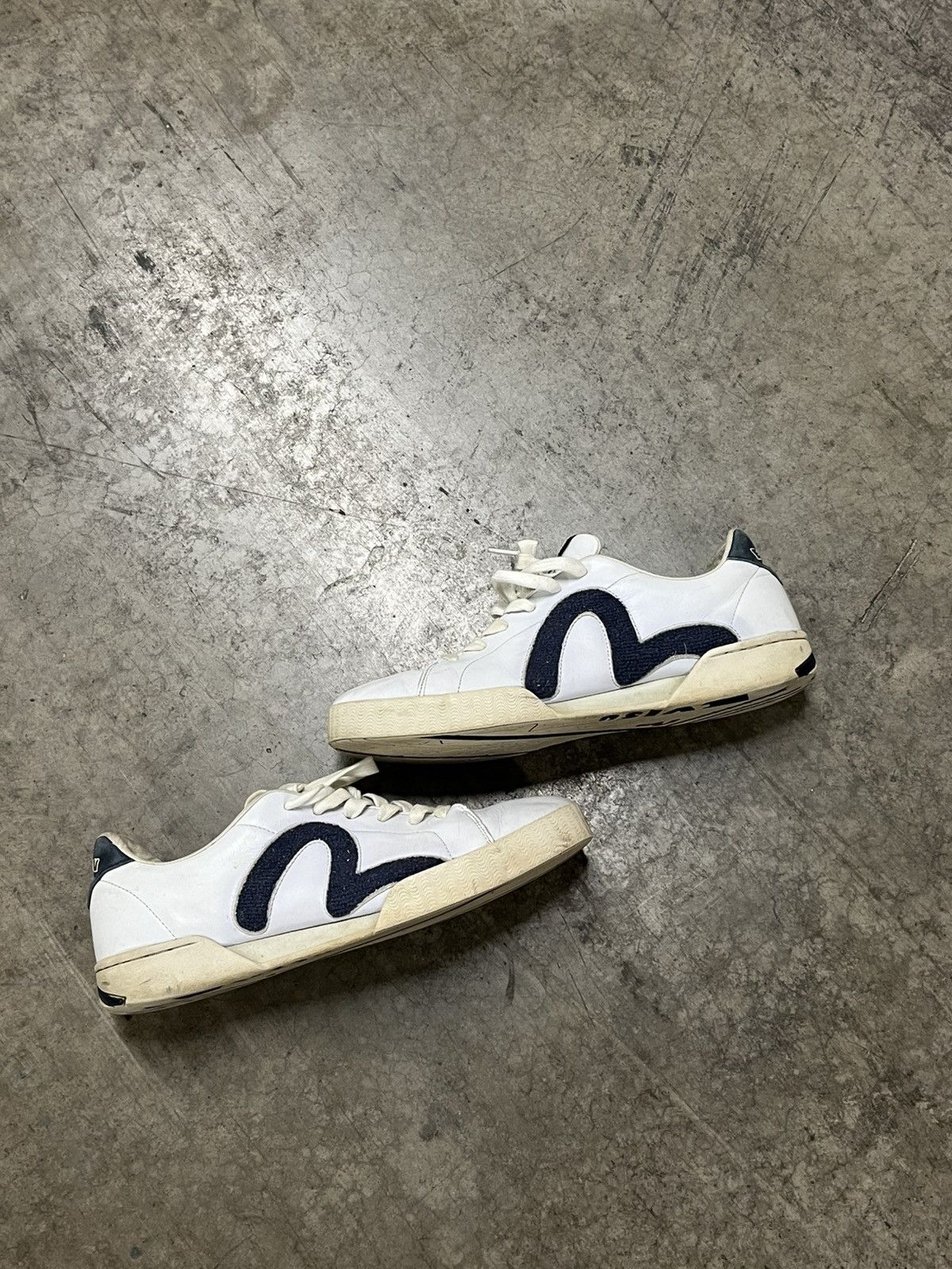 Evisu Evisu vintage leather low top shoes trainers hype rare y2k | Grailed, image size:1200x1600