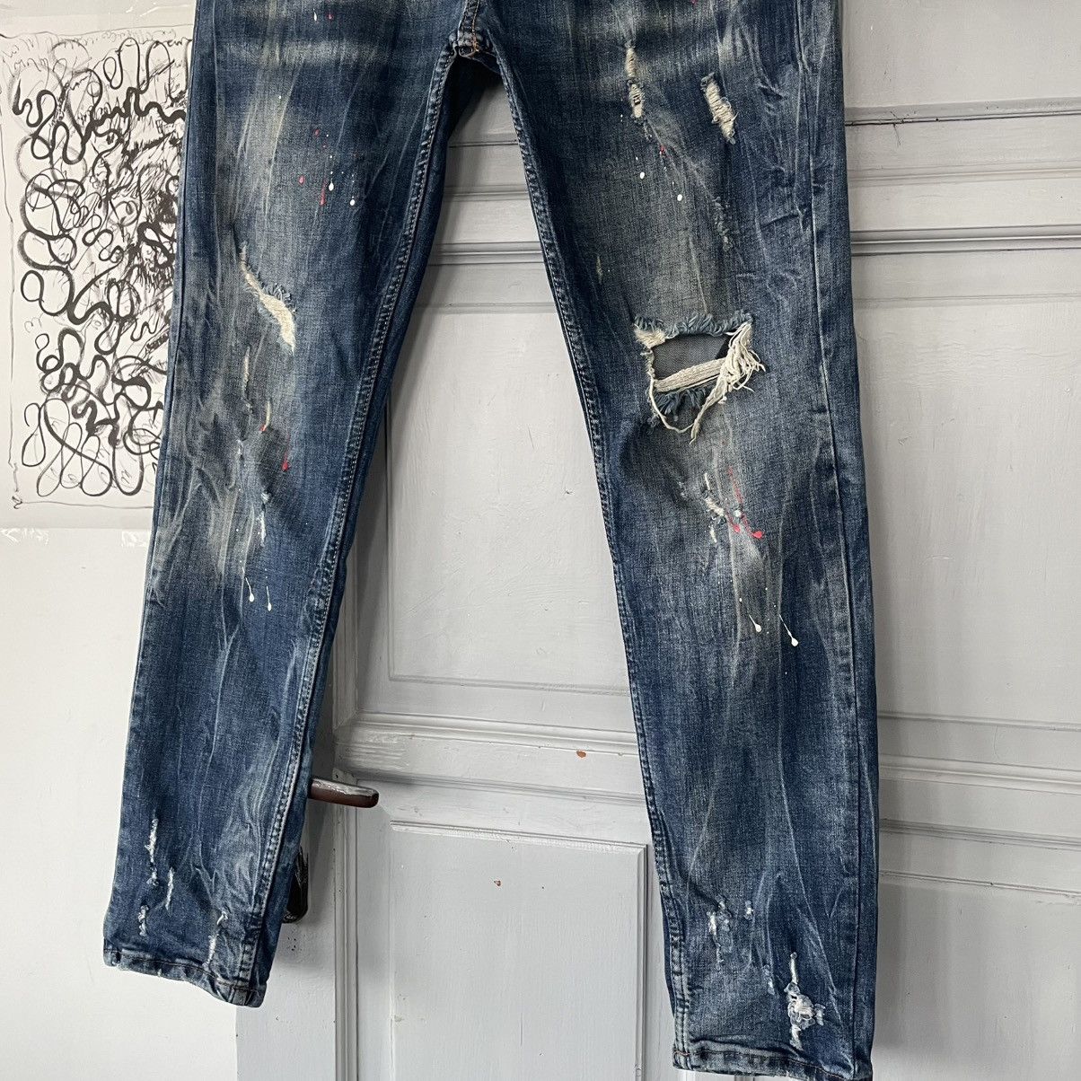 Dsquared2 Vintage Dsquared2 Distressed Denim Pants Size US 32 / EU 48 - 6 Thumbnail