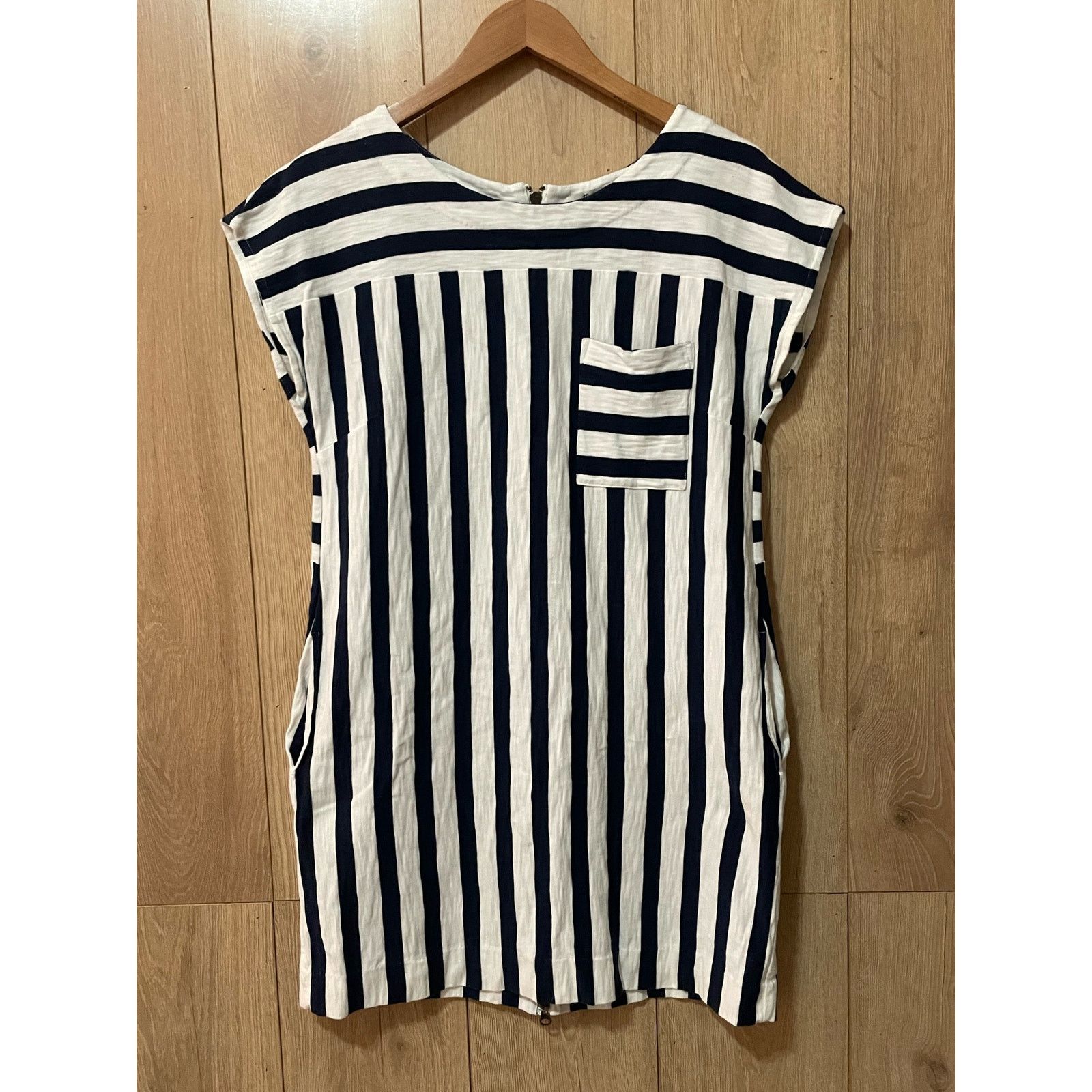 Madewell Madewell - Striped Mini Dress / Zipline / sz M / Blue, white Size M / US 6-8 / IT 42-44 - 4 Thumbnail