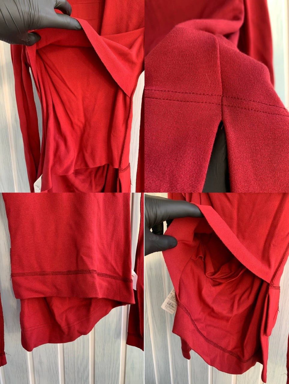 Designer × Vivienne Westwood Vivienne Westwood Anglomania Red Asymmetric Wrap Blouse Size S / US 4 / IT 40 - 20 Thumbnail