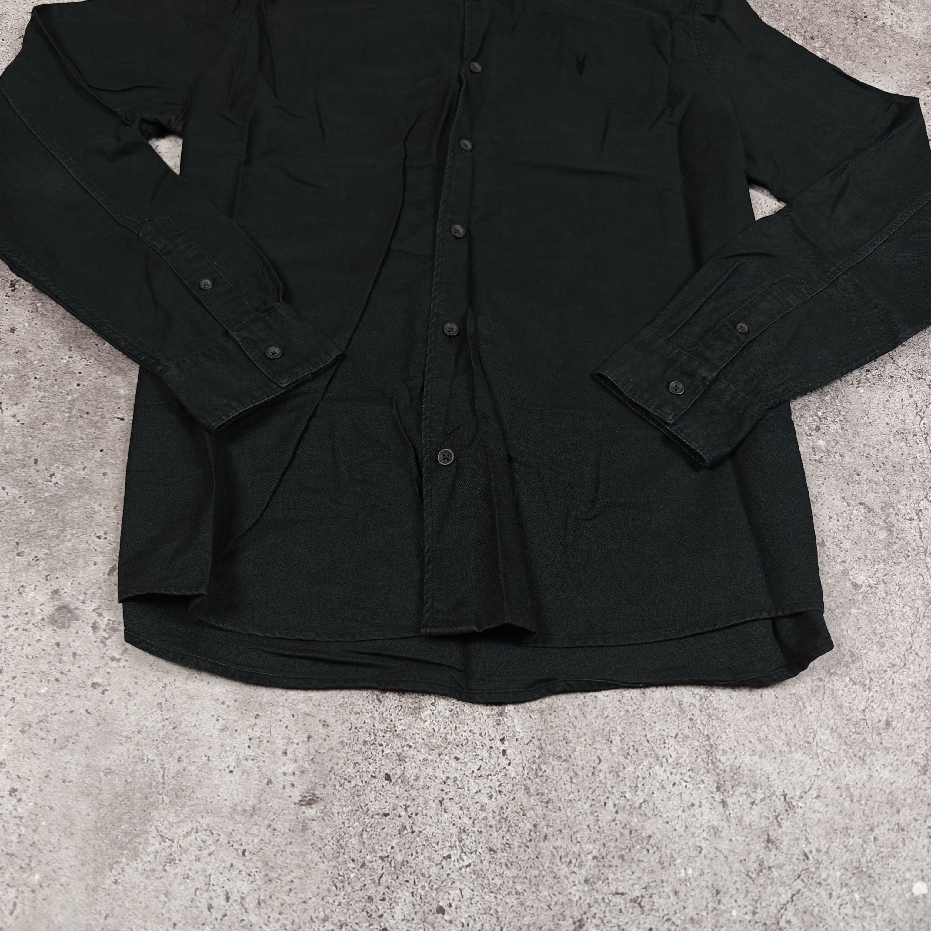 Allsaints Allsaints Shirt Relaxed Fit Hermosa LS Shirt Gray size S Size US S / EU 44-46 / 1 - 3 Thumbnail