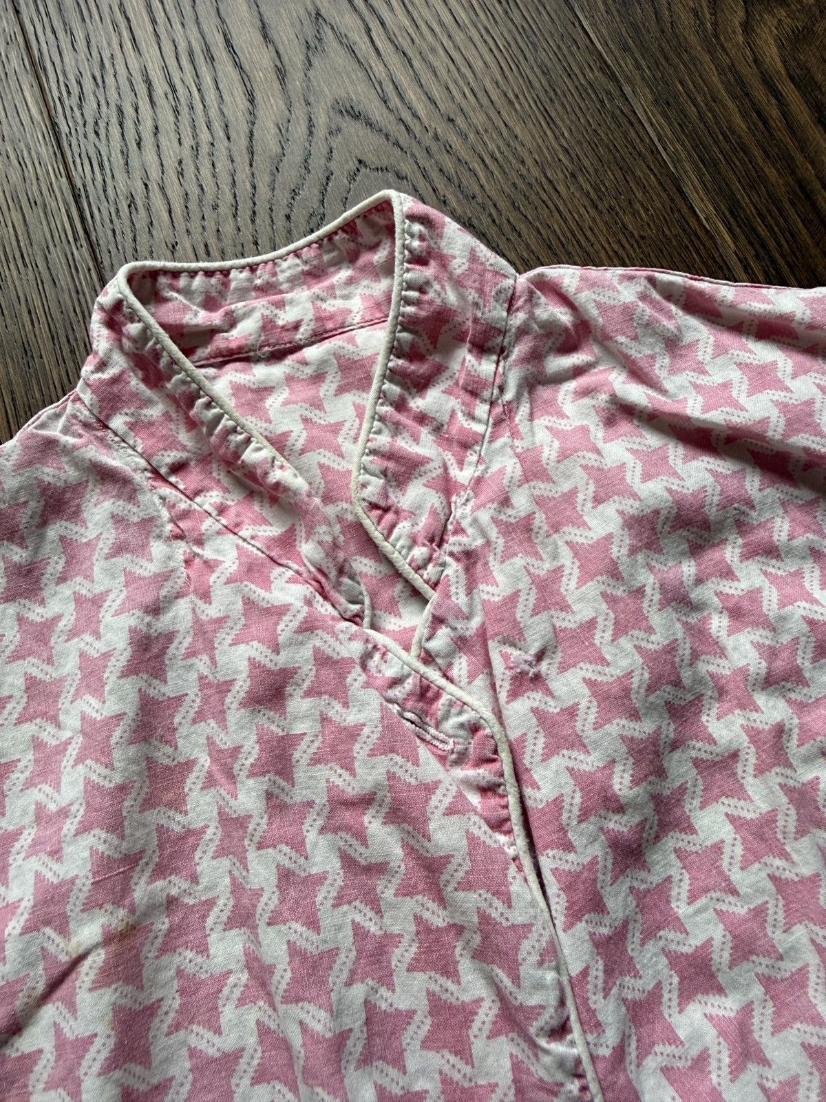 Vintage Vintage 60s Women's Patterned Pajama Shirt Size S / US 4 / IT 40 - 6 Thumbnail