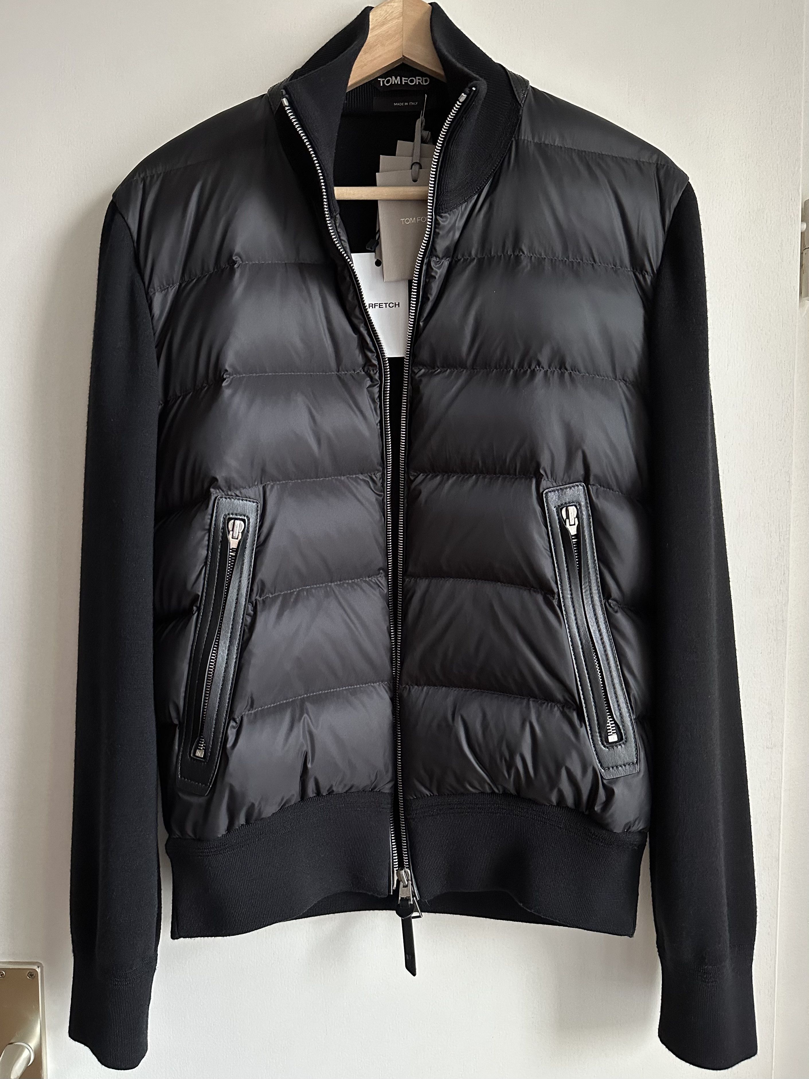Tom Ford Tom Ford Nylon Down Front Blouson Black Size US M / EU 48-50 / 2 - 1 Thumbnail