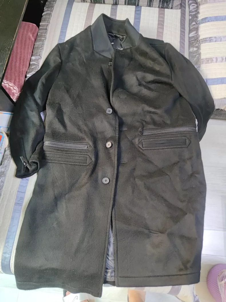 Y-3 Y-3 Wool long jacket with standing collar jacket Size US M / EU 48-50 / 2 - 1 Thumbnail