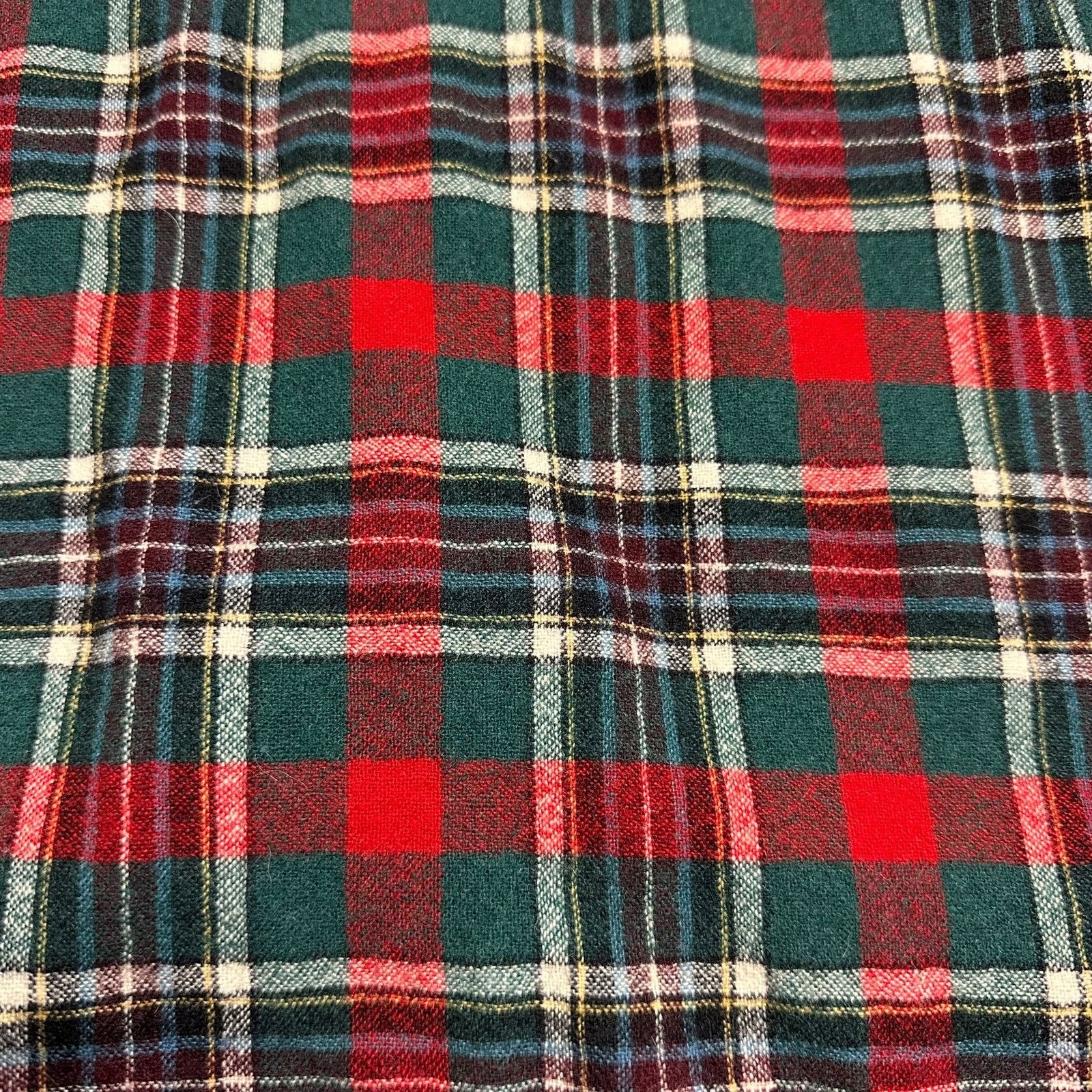 Pendleton × Vintage Vintage 60s Pendleton Red Green Plaid Wool Flannel Shirt Size US M / EU 48-50 / 2 - 7 Thumbnail