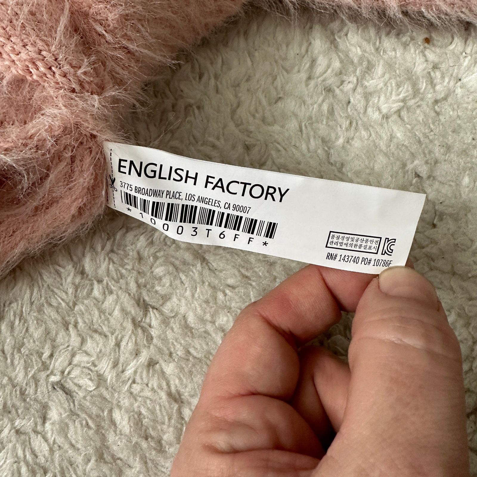 English Factory English Factory Pink Peplum Ruffle Sweater Fuzzy Knit Top S Size S / US 4 / IT 40 - 7 Thumbnail