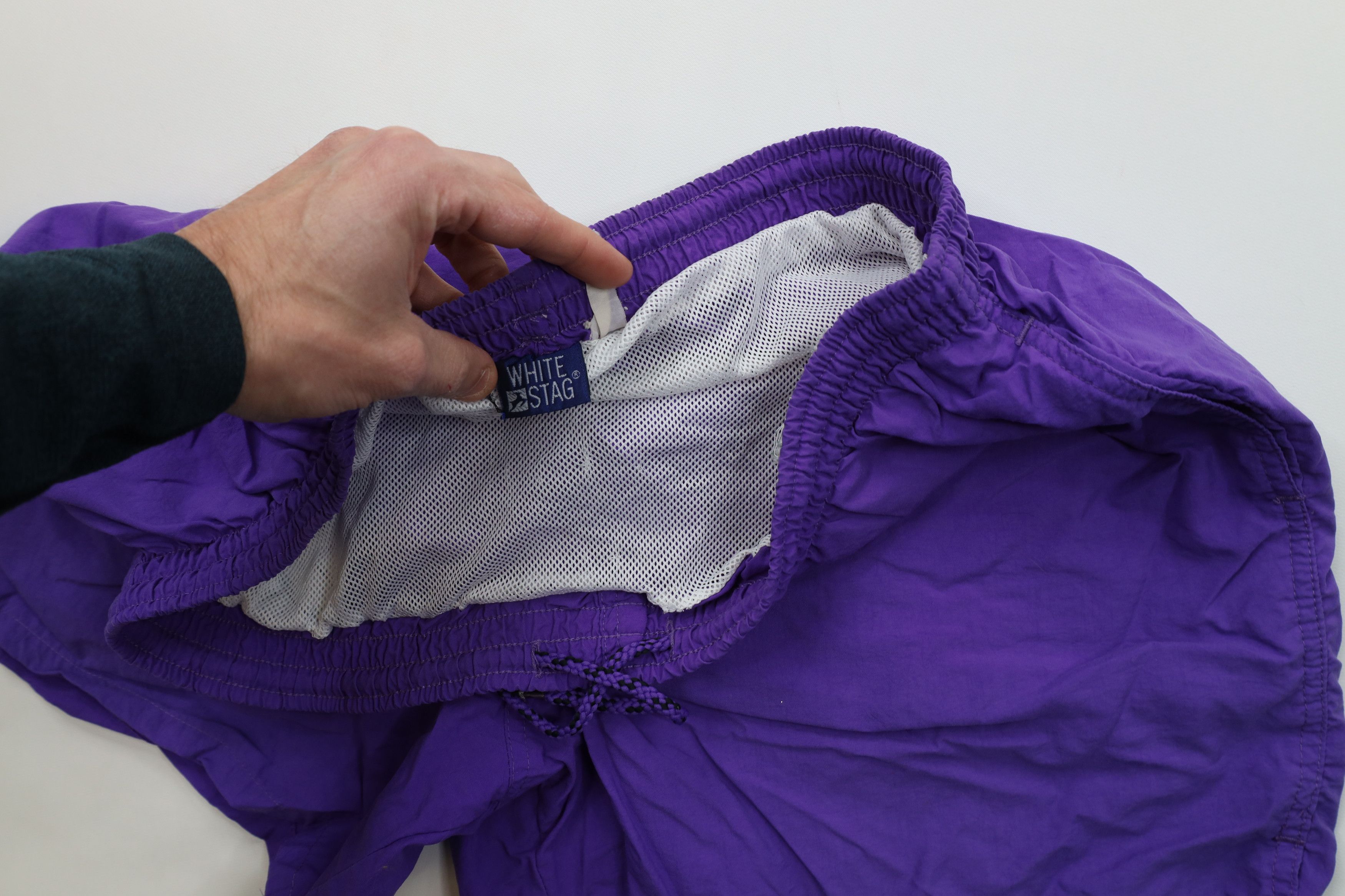 Vintage Vintage 90s Streetwear Running Jogging Soccer Shorts Purple Size US 36 / EU 52 - 7 Thumbnail