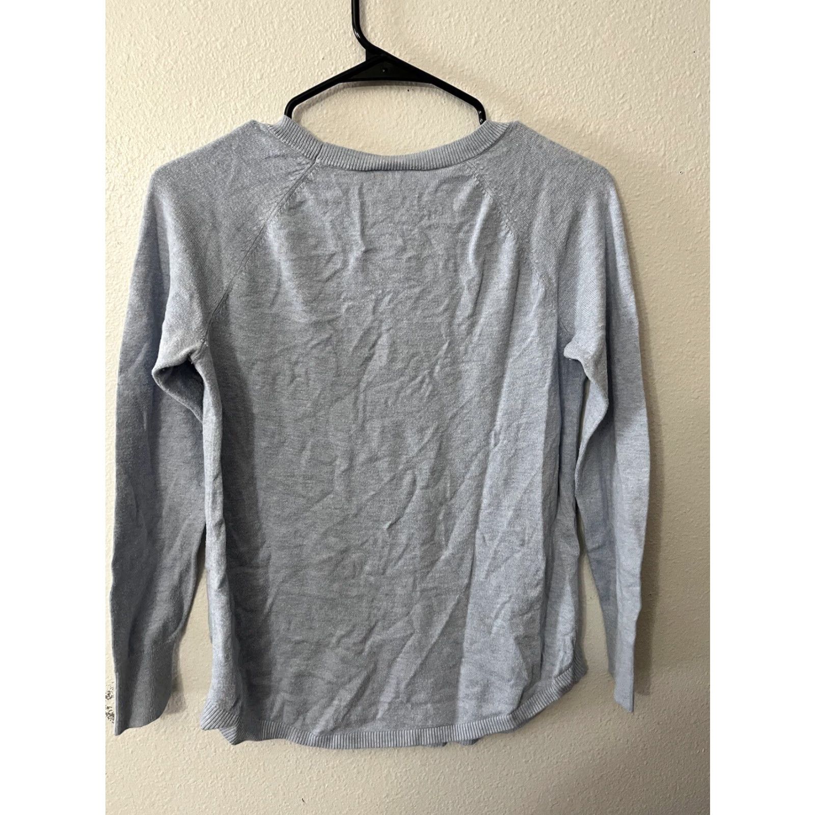 Loft LOFT Sweater Pullover Womens XS Blue Long Sleeve Crew Neck Cute Size XS / US 0-2 / IT 36-38 - 3 Thumbnail