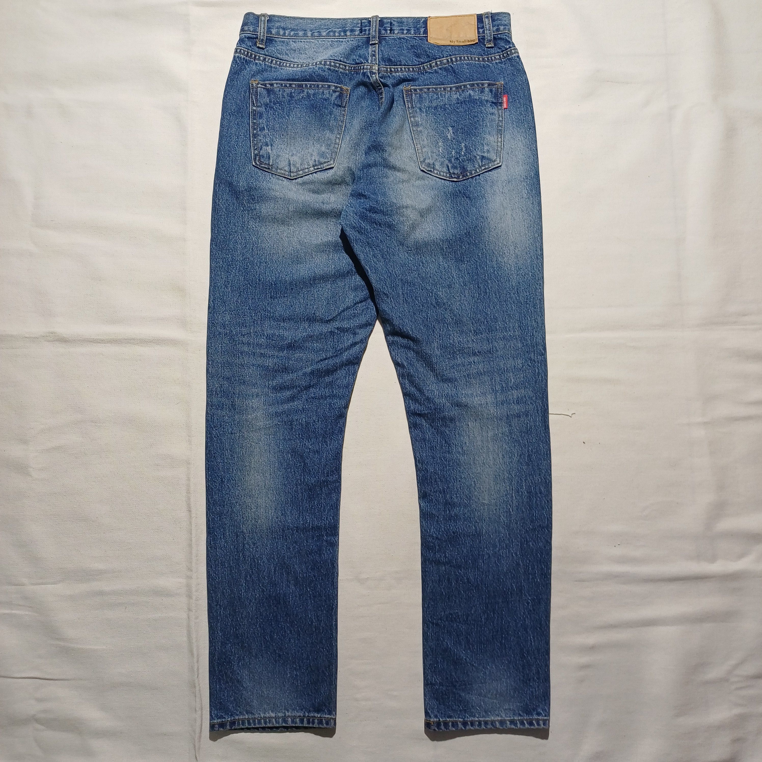 Other Ripped Slim Jeans Small Birds Korea Size US 33 - 8 Thumbnail