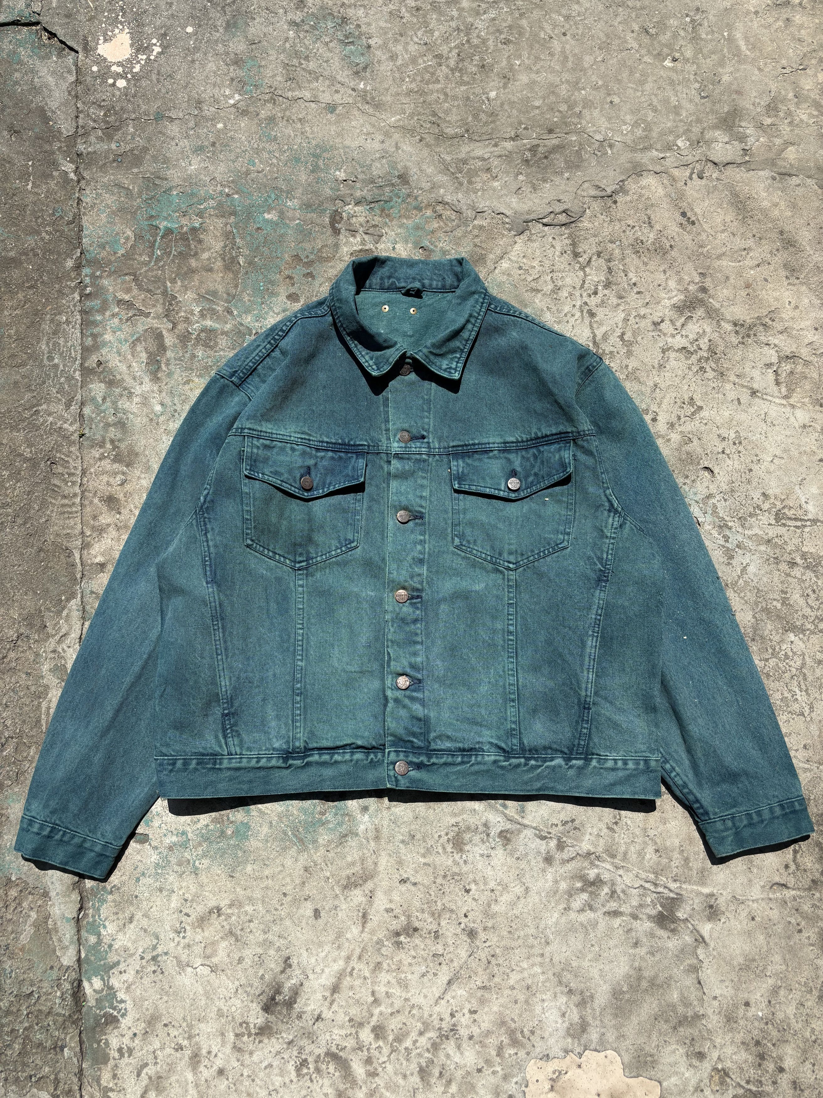 Vintage Rare Edwin Green Denim Jacket
