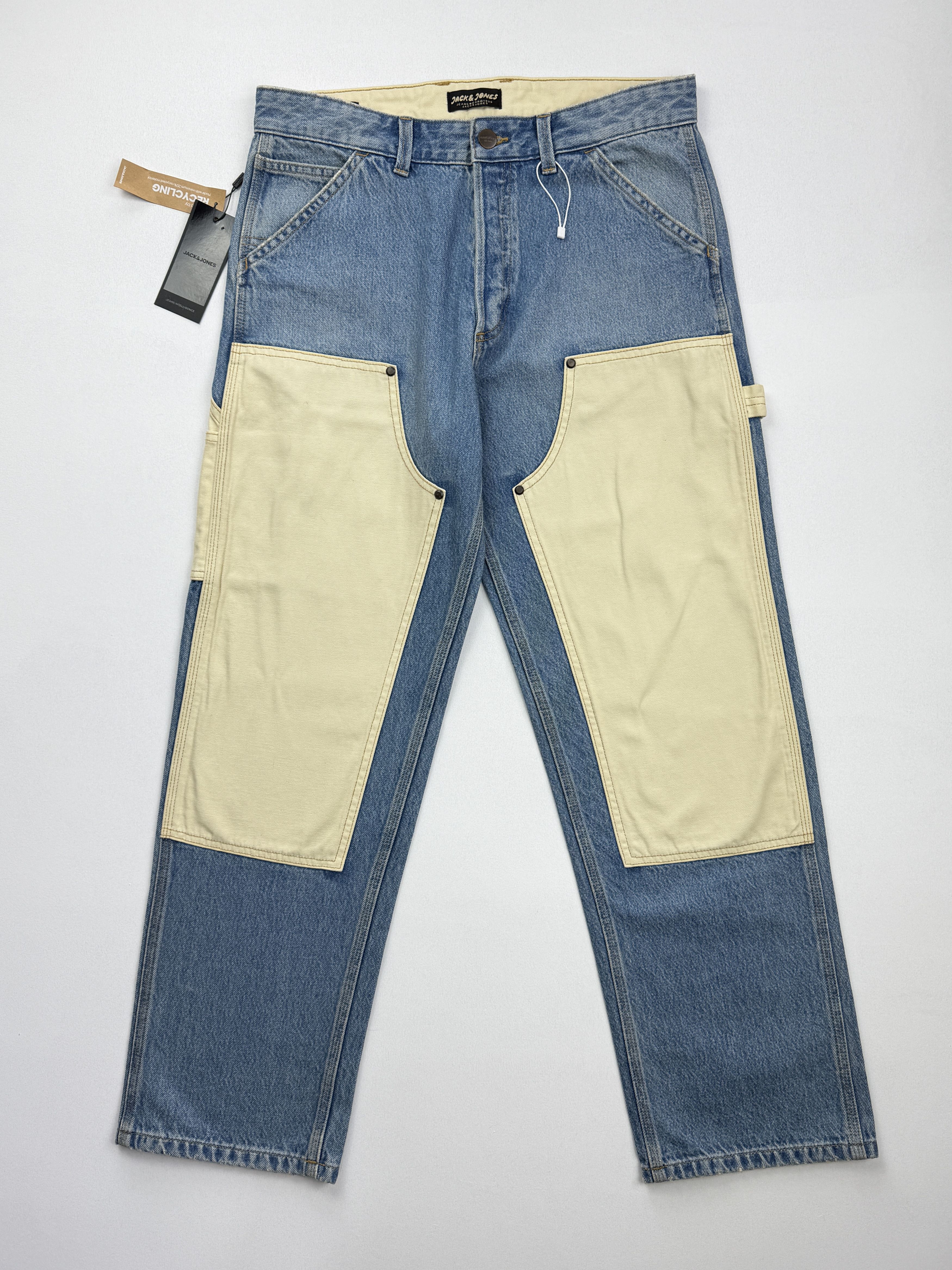 Jack & Jones Jack Jones Loose Fit Workwear Style Jeans Loose Eddie Size US 32 / EU 48 - 2 Thumbnail